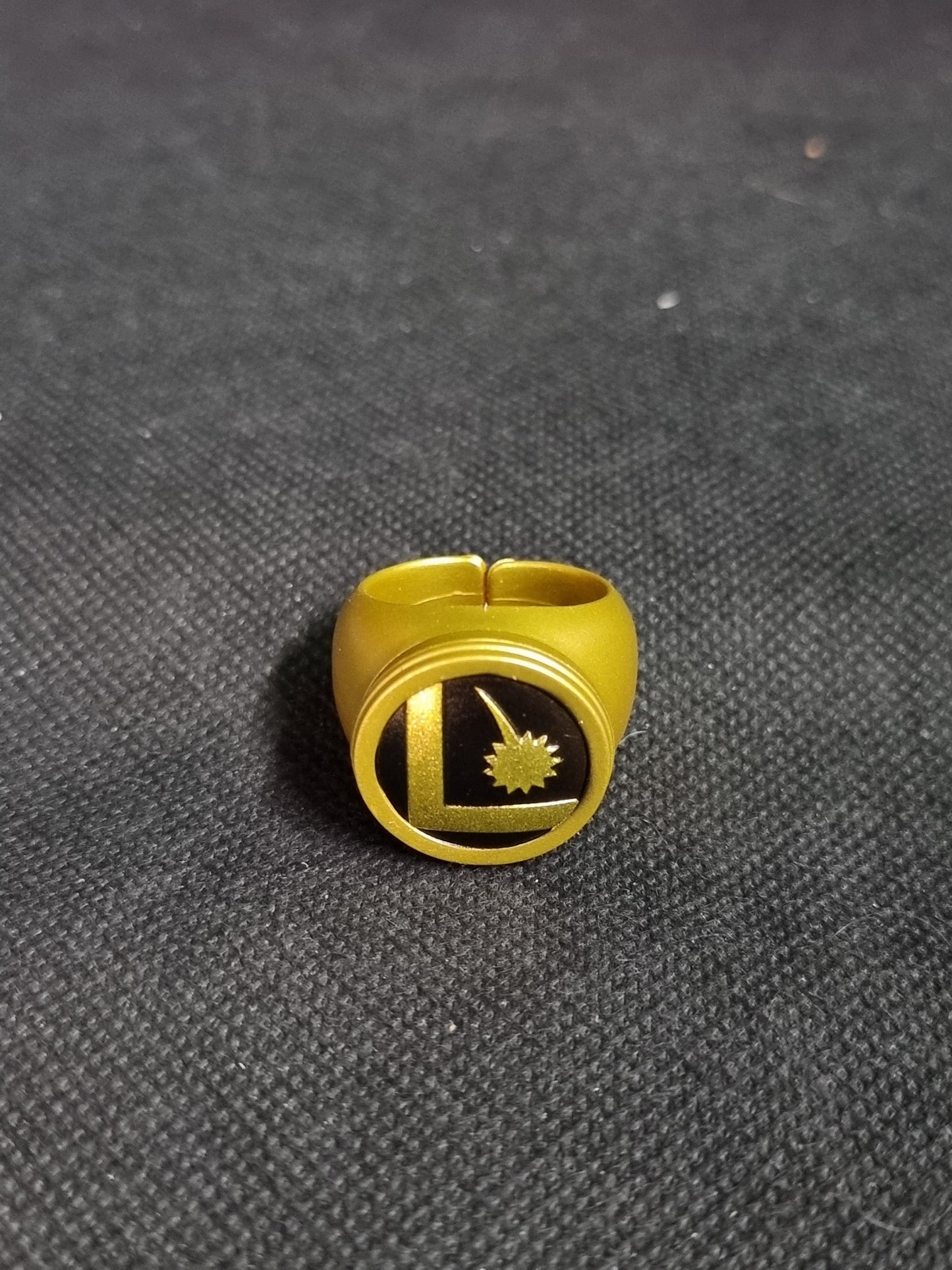 DC Comics Legion of Superheroes Logo Flight PVC Ring Captain Comics and Collectables Pty Ltd