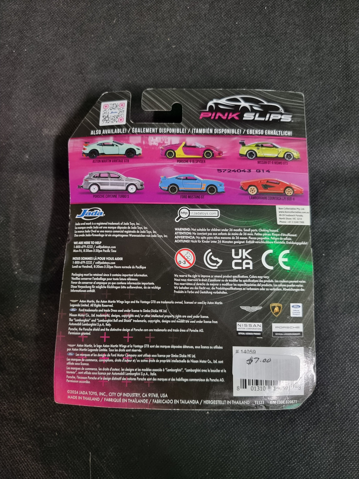 JADA PINK SLIPS PORSCHE CAYENNE TURBO S