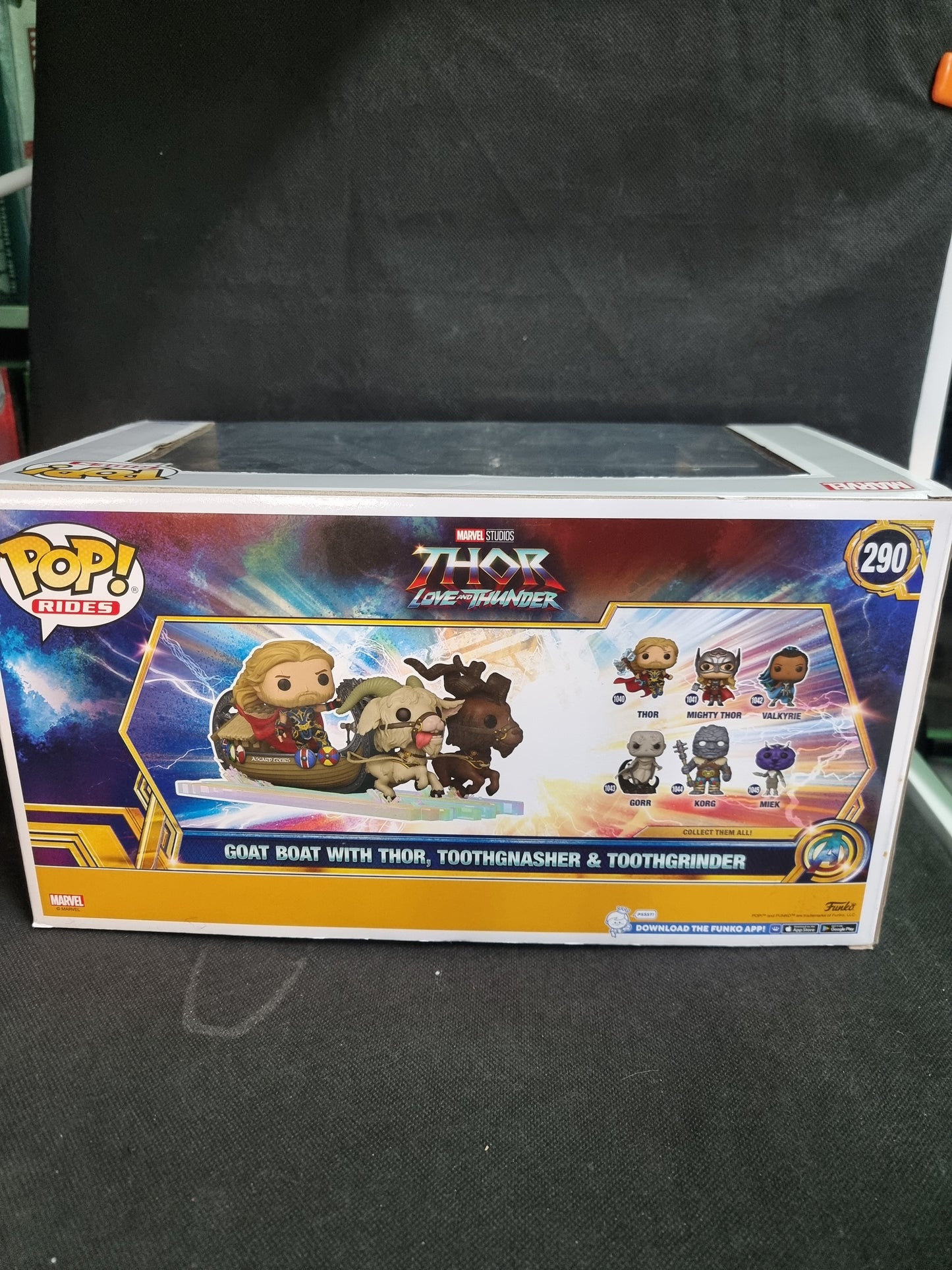 MARVEL POP THOR LOVE AND THUNDER GOAT BOAT #290