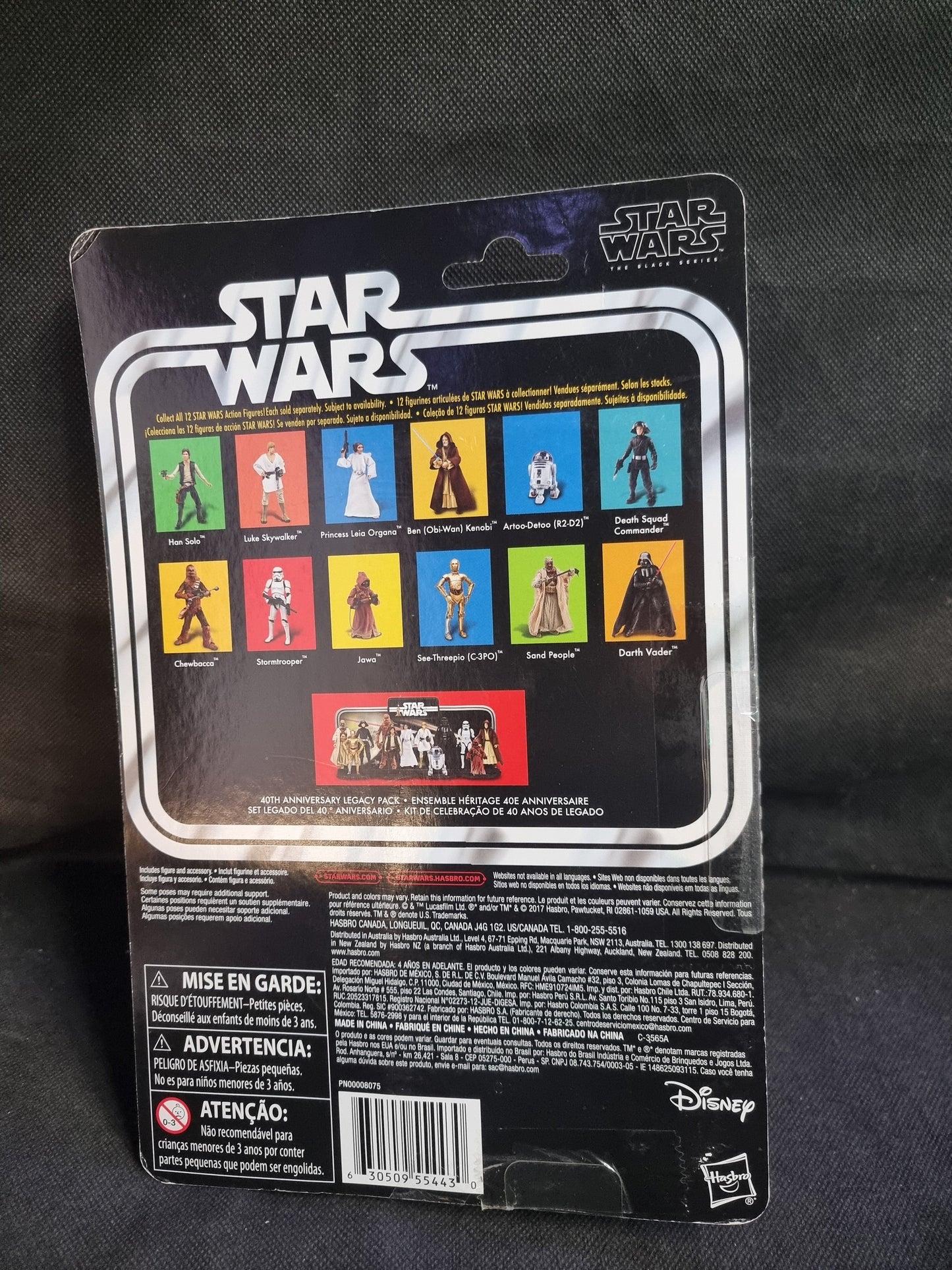 Star Wars The Black Series Chewbacca Star Wars 40th Anniversary 6 Inch Action Figure Captain Comics and Collectables Pty Ltd