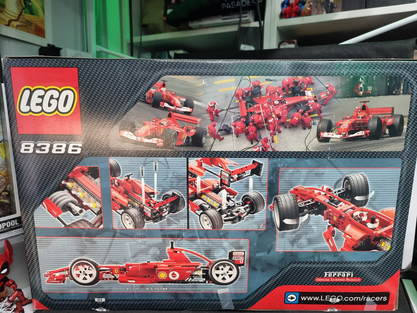 Lego Racers Ferrari F1 Racer 1:10 8386 Captain Comics and Collectables Pty Ltd