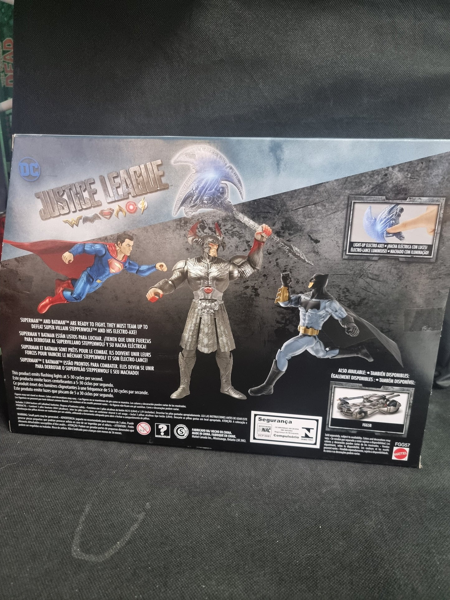 DC JUSTICE LEAGUE 3 PACK, SUPERMAN, BATMAN, STEPPENWOLF FIGURES Captain Comics and Collectables Pty Ltd