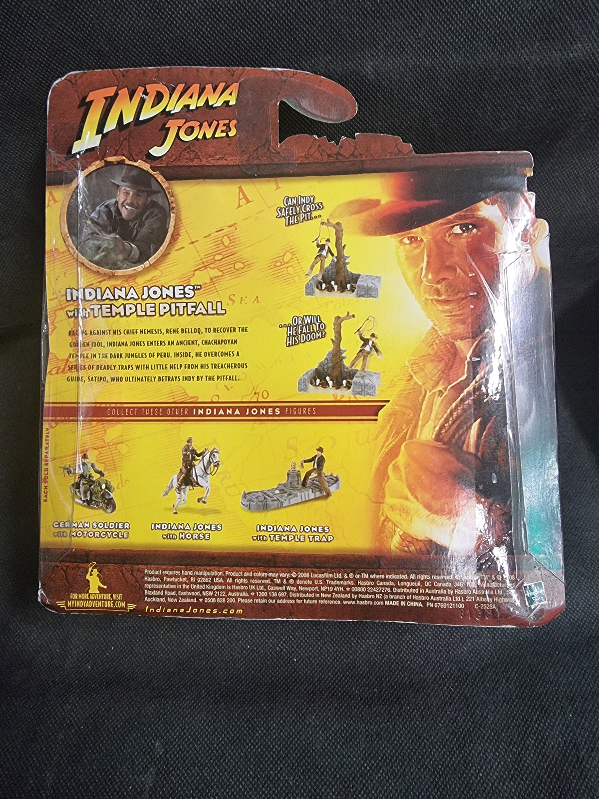 Indiana Jones with Temple Pitfall Action Figure