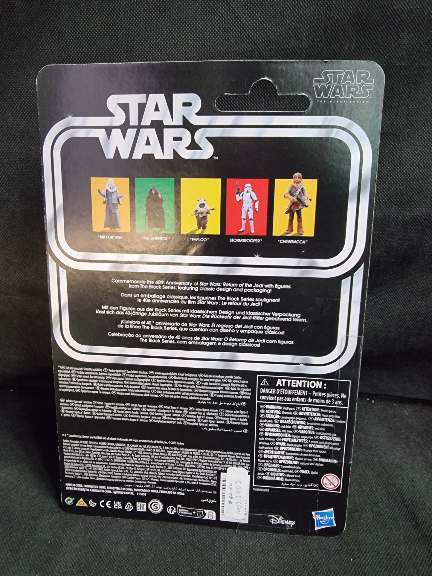 Star Wars The Black Series Stormtrooper 40th Anniversary Return of the Jedi 6 Inch Action Figure Captain Comics and Collectables Pty Ltd