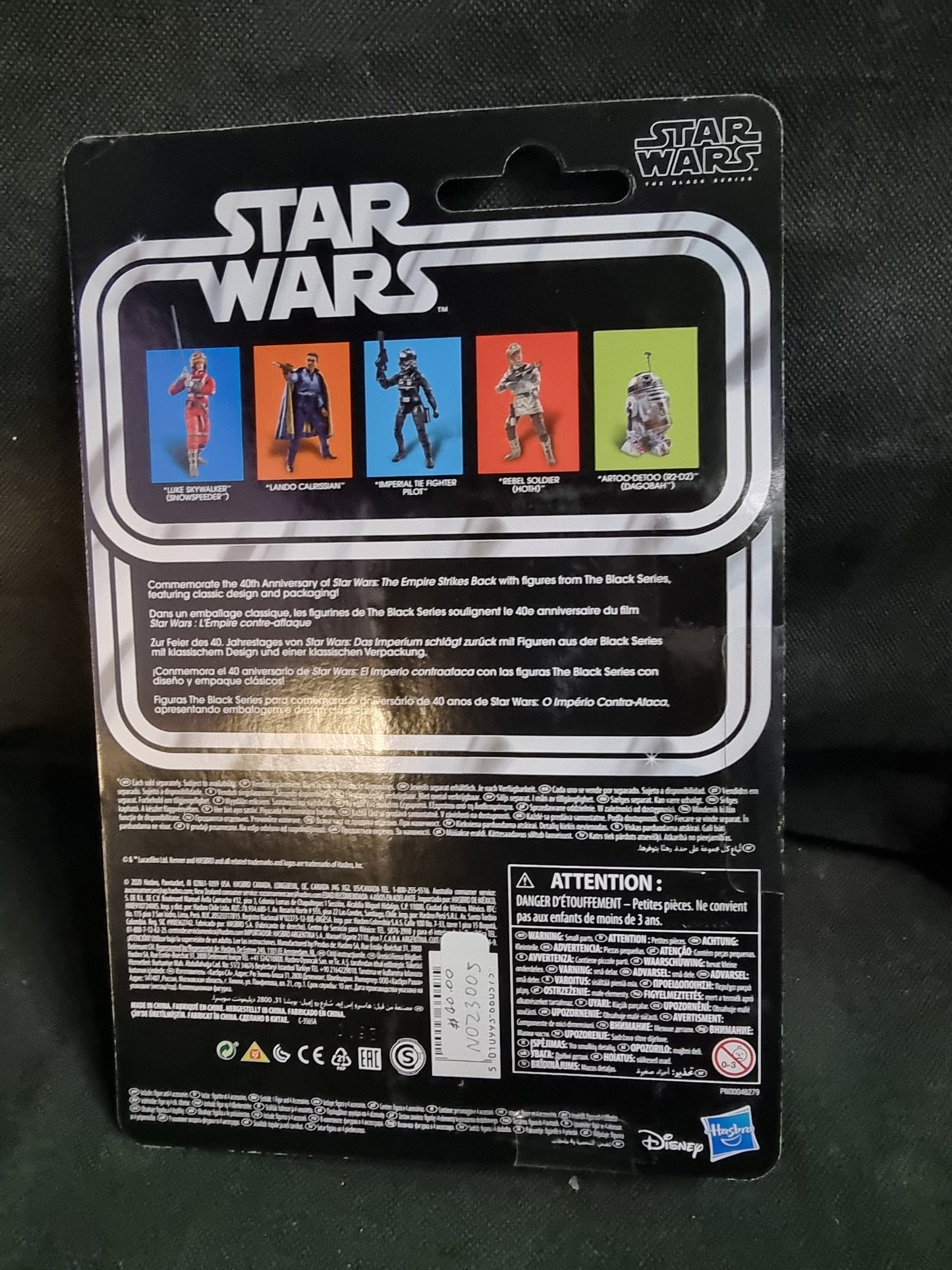 Star Wars The Black Series Rebel Soldier Hoth 40th Anniversary Empire Strikes Back 6 Inch Action Figure