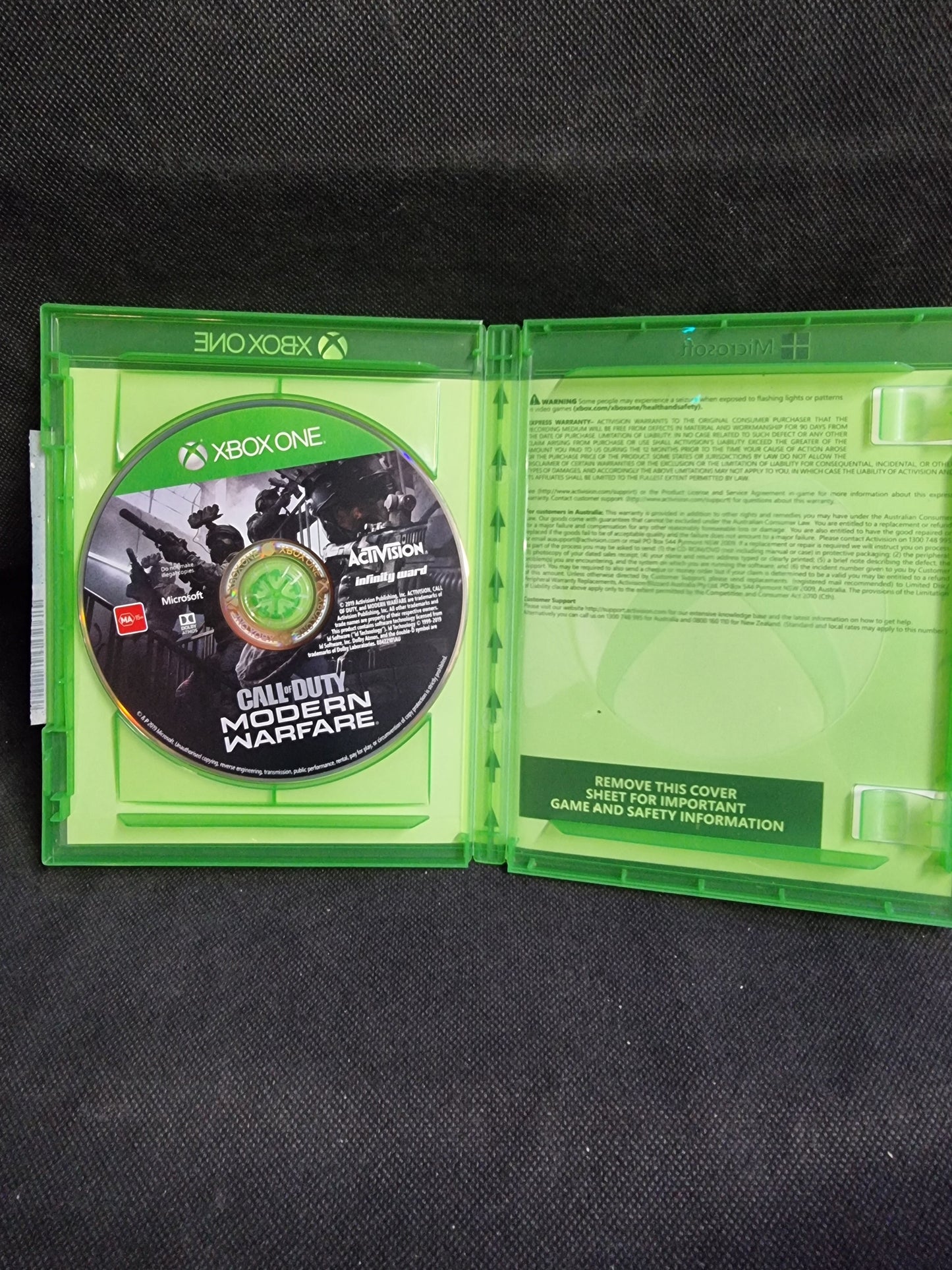 Xbox One Call of Duty Modern Warfare Captain Comics and Collectables Pty Ltd