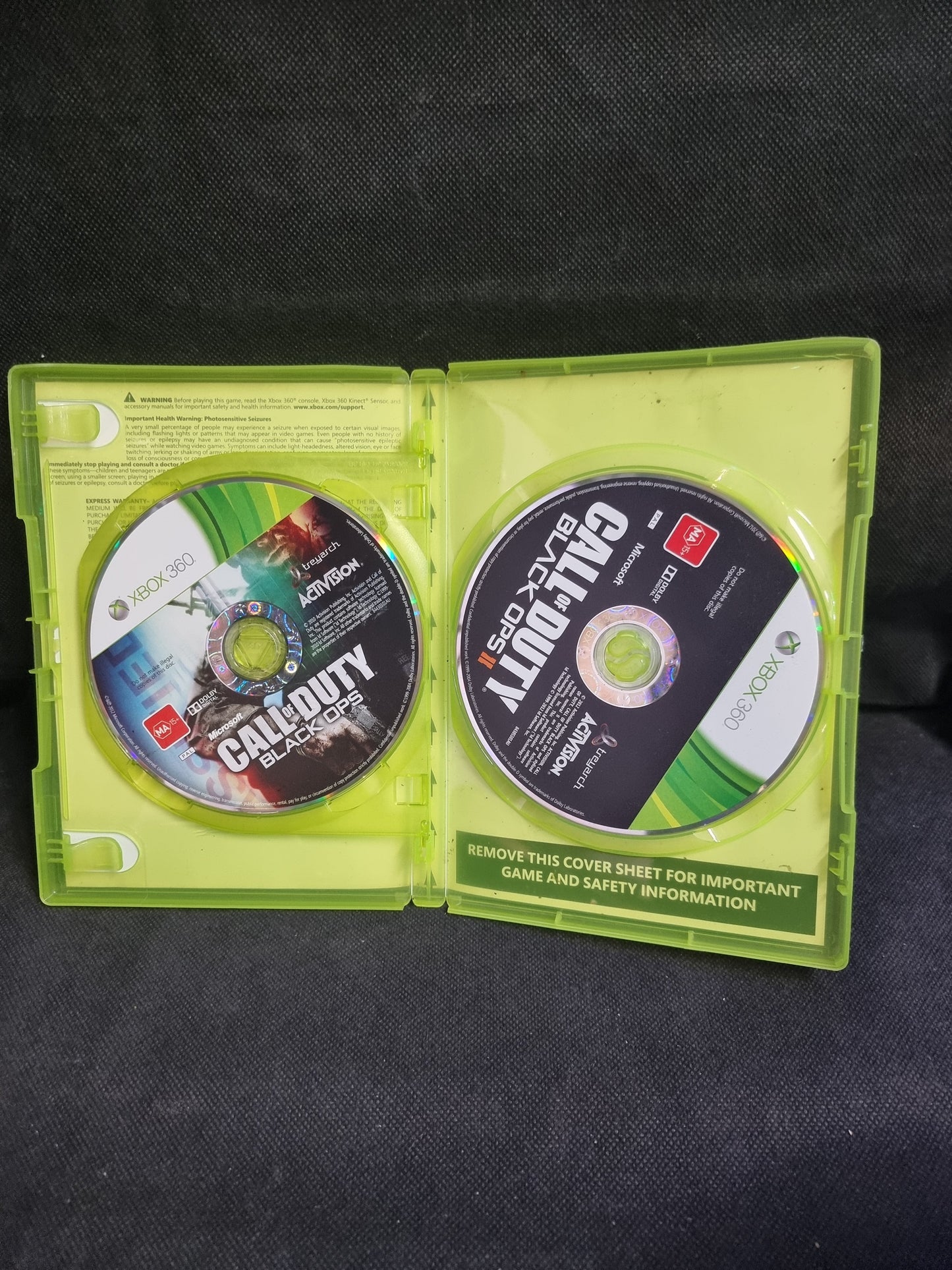 Xbox 360 Combo Pack Call Of Duty Black Ops & Black Ops II Captain Comics and Collectables Pty Ltd