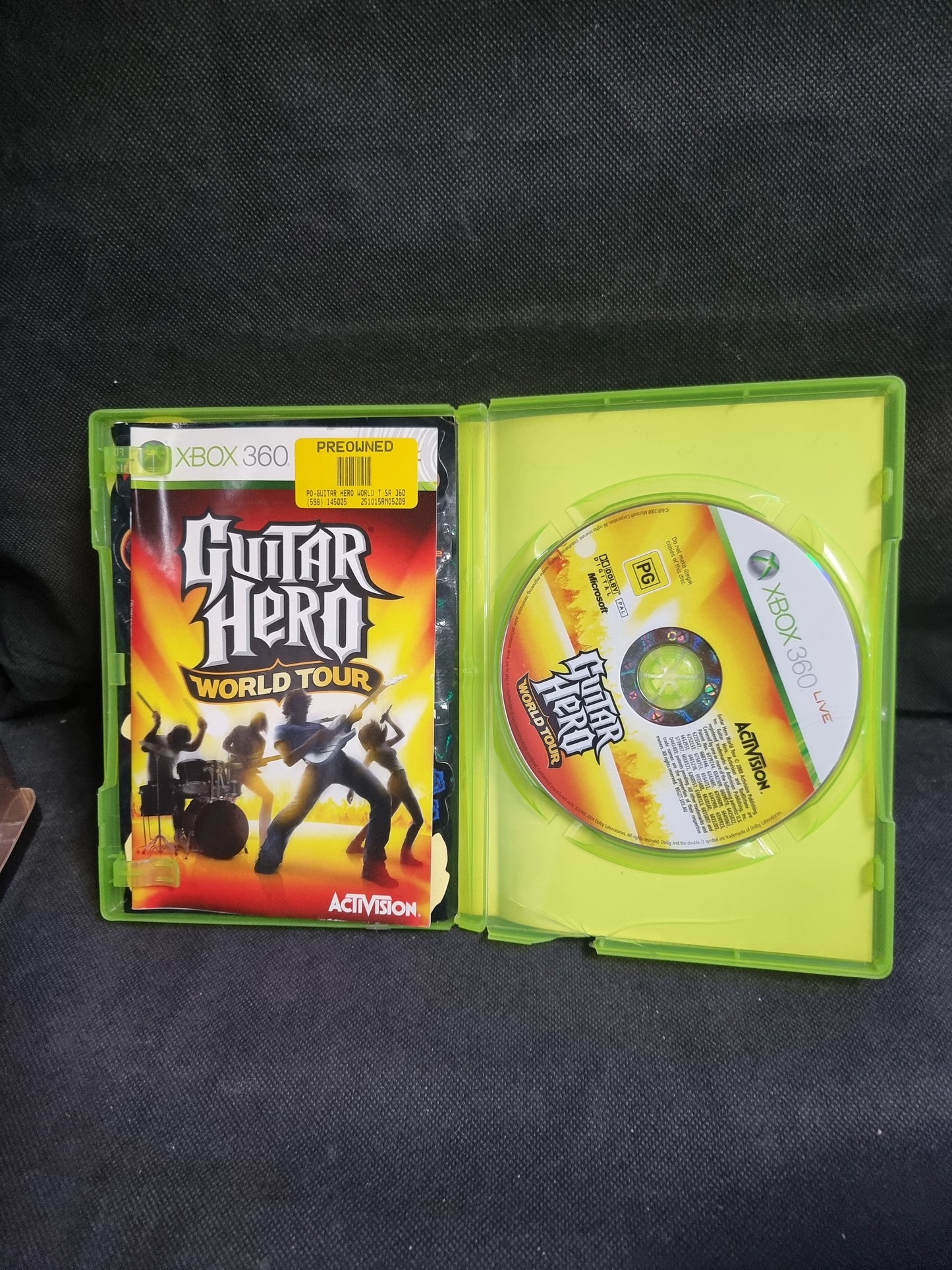 Xbox 360 Guitar Hero World Tour Captain Comics and Collectables Pty Ltd
