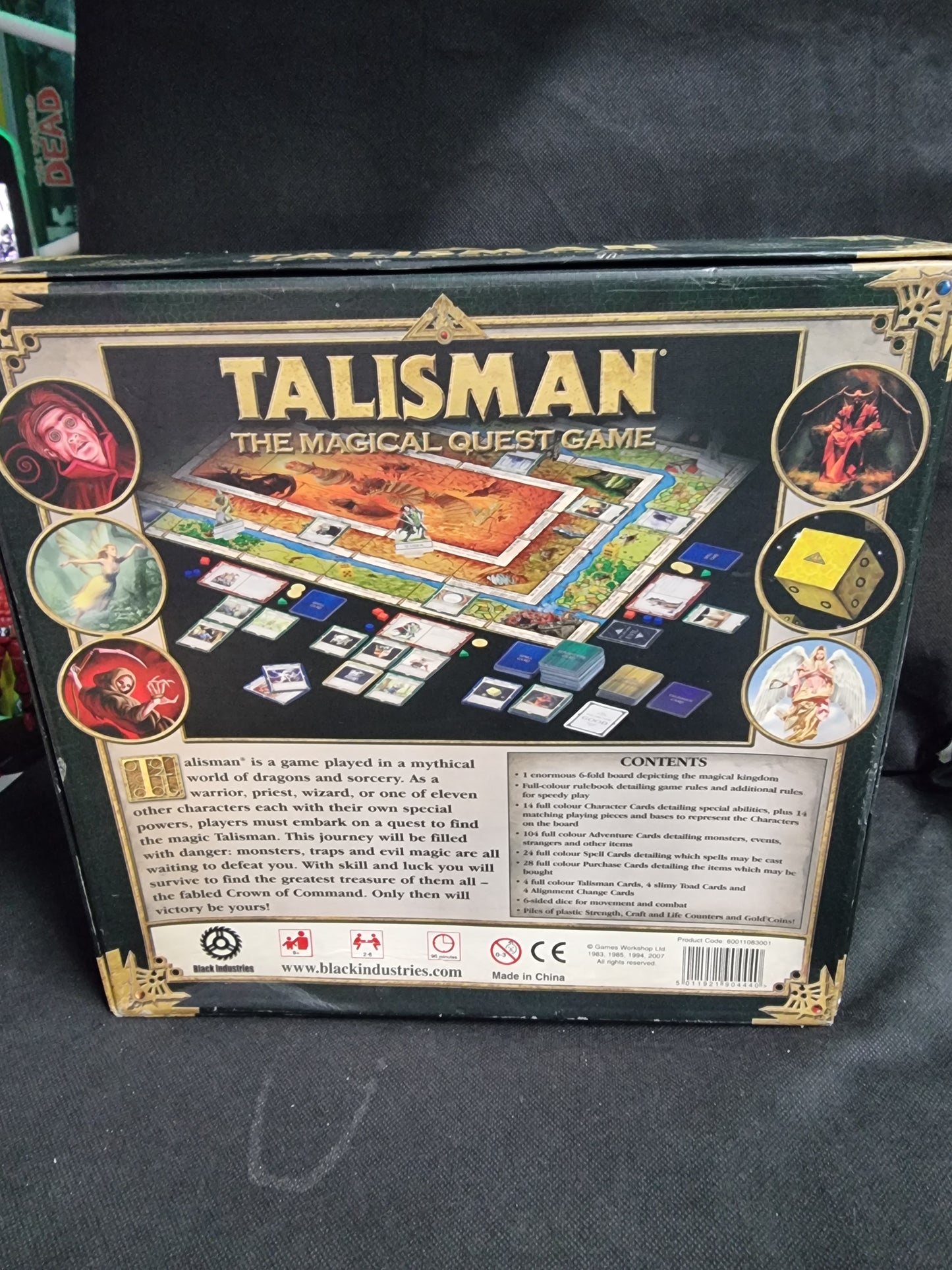 Talisman The Magical Quest Game 2007 4th Edition Black Industries