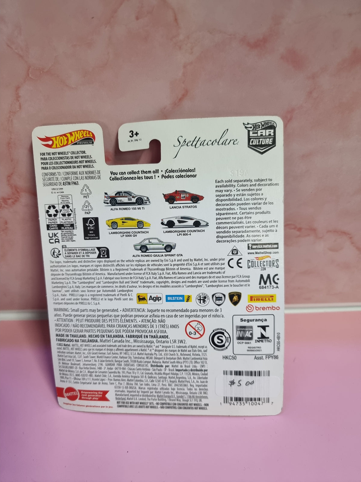 Hot Wheels Car Culture Spettacolare - Alfa Romeo Giulia Sprint Captain Comics and Collectables Pty Ltd