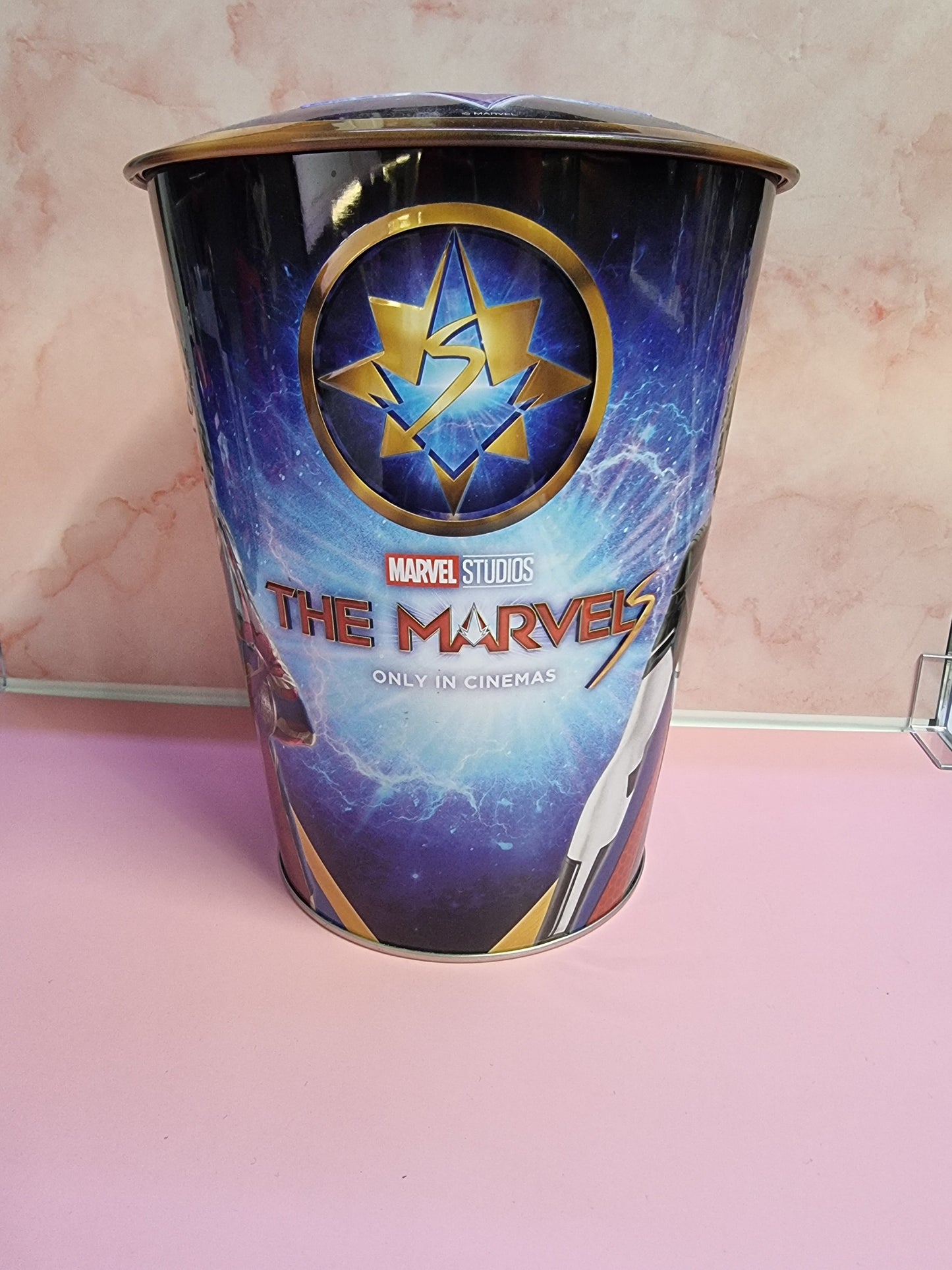 Popcorn Bucket The Marvels Movie Cinemas Theatres Captain Comics and Collectables Pty Ltd