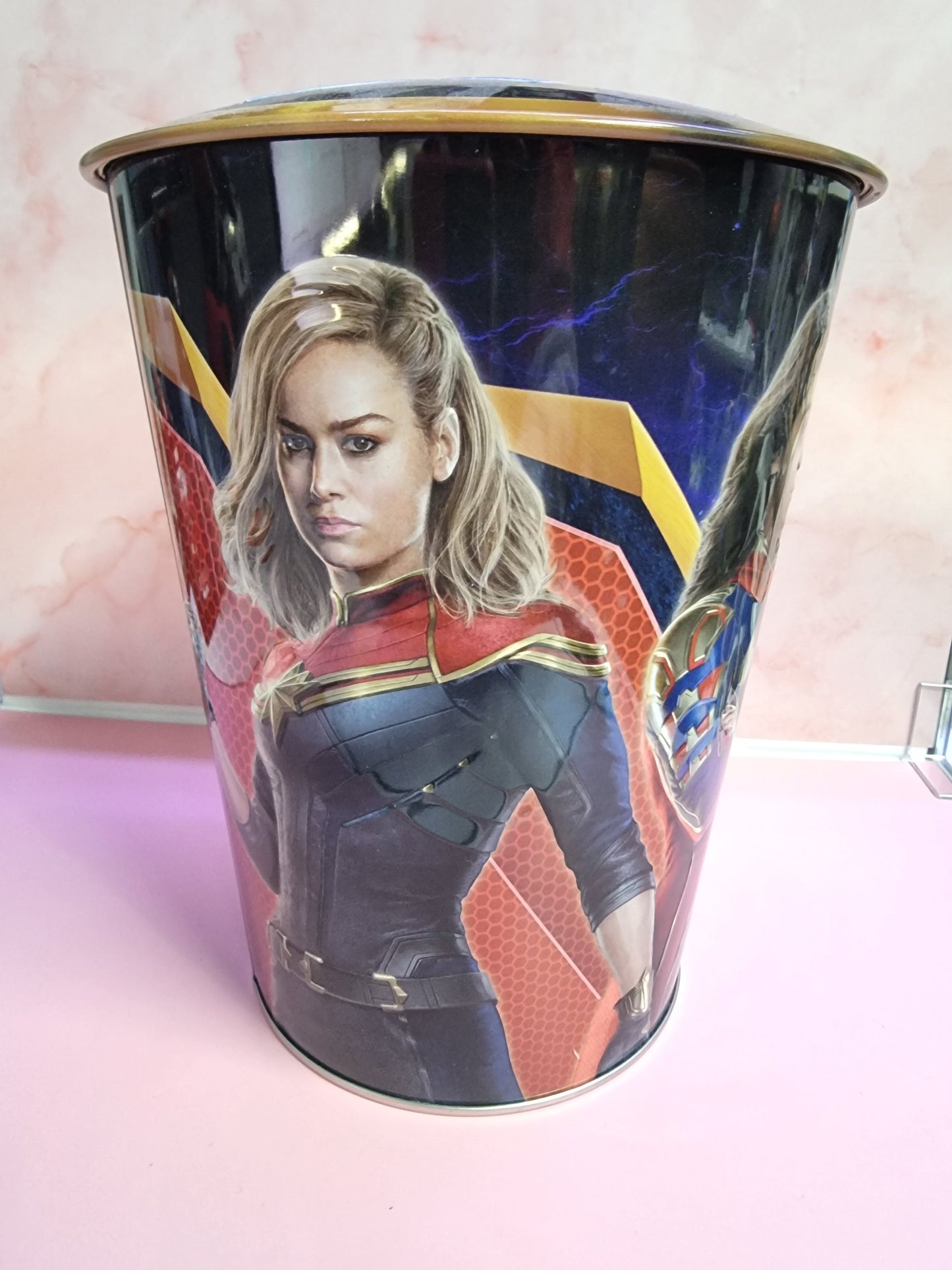 Popcorn Bucket The Marvels Movie Cinemas Theatres Captain Comics and Collectables Pty Ltd
