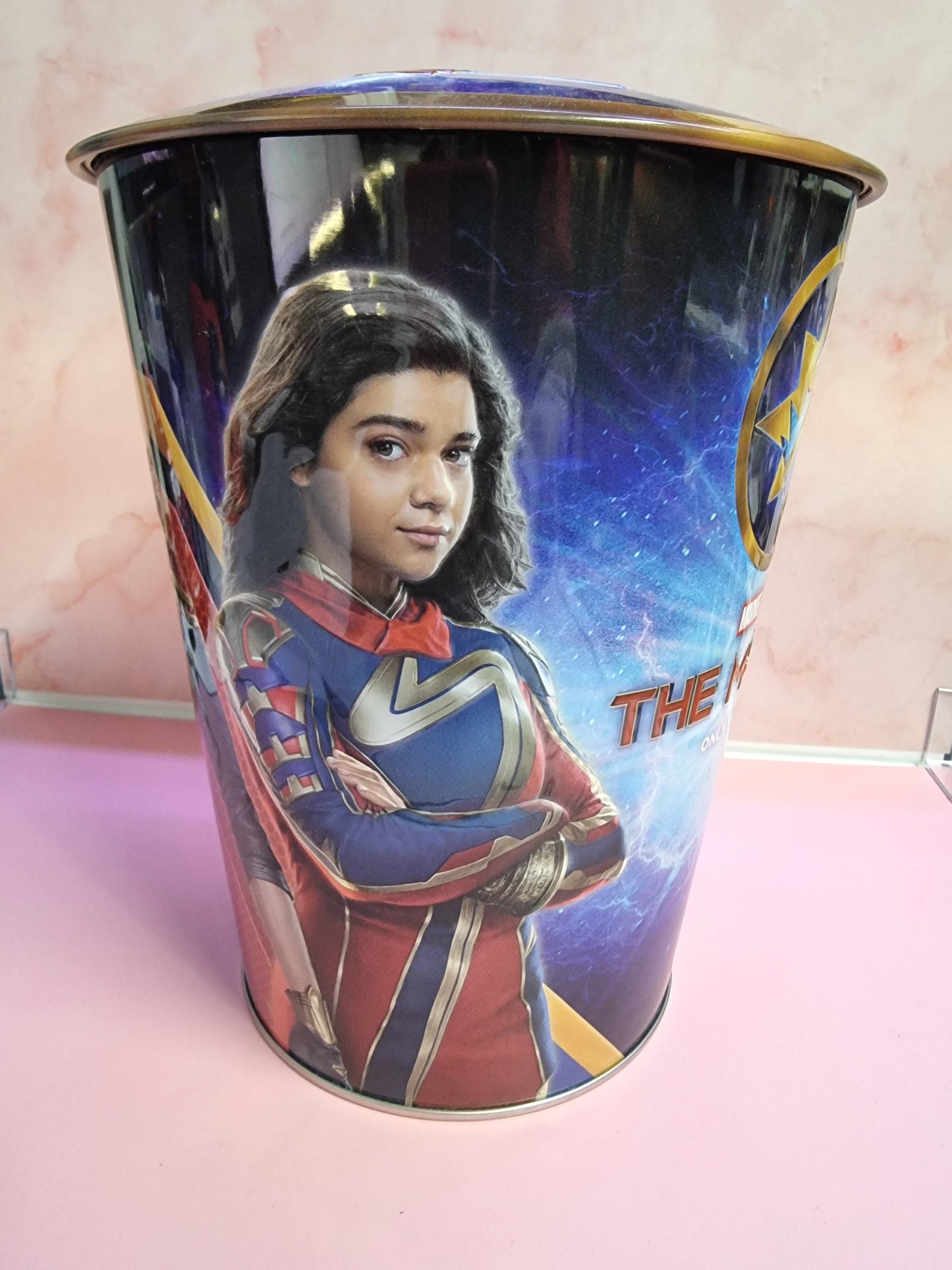 Popcorn Bucket The Marvels Movie Cinemas Theatres Captain Comics and Collectables Pty Ltd