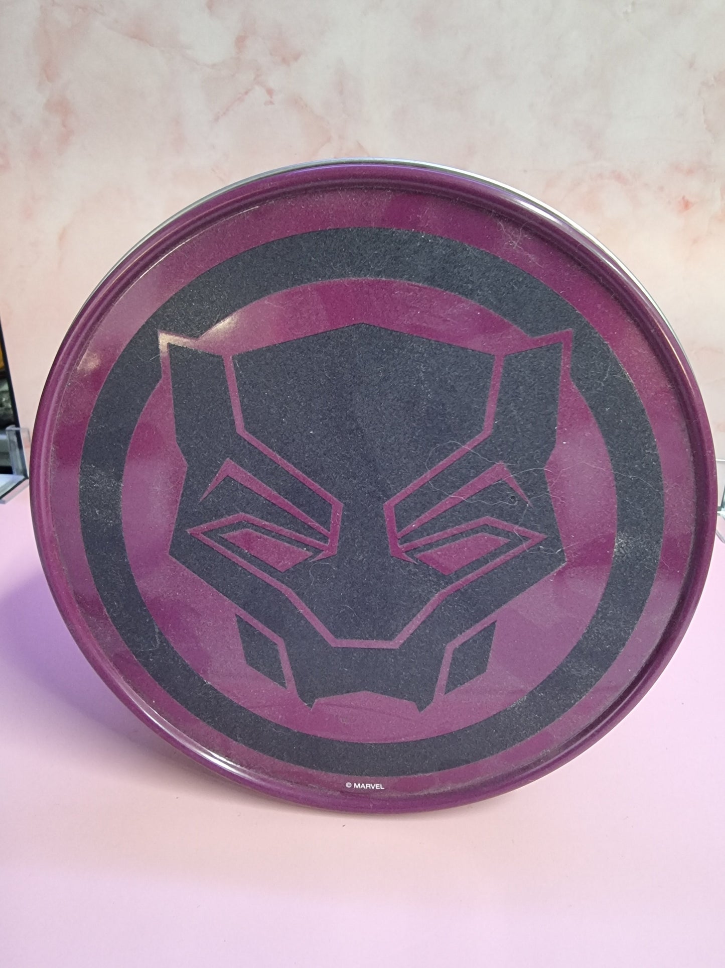 Popcorn Tin With Lid BLACK PANTHER WAKANDA FOREVER Marvel HOYTS Glow Collectable Captain Comics and Collectables Pty Ltd