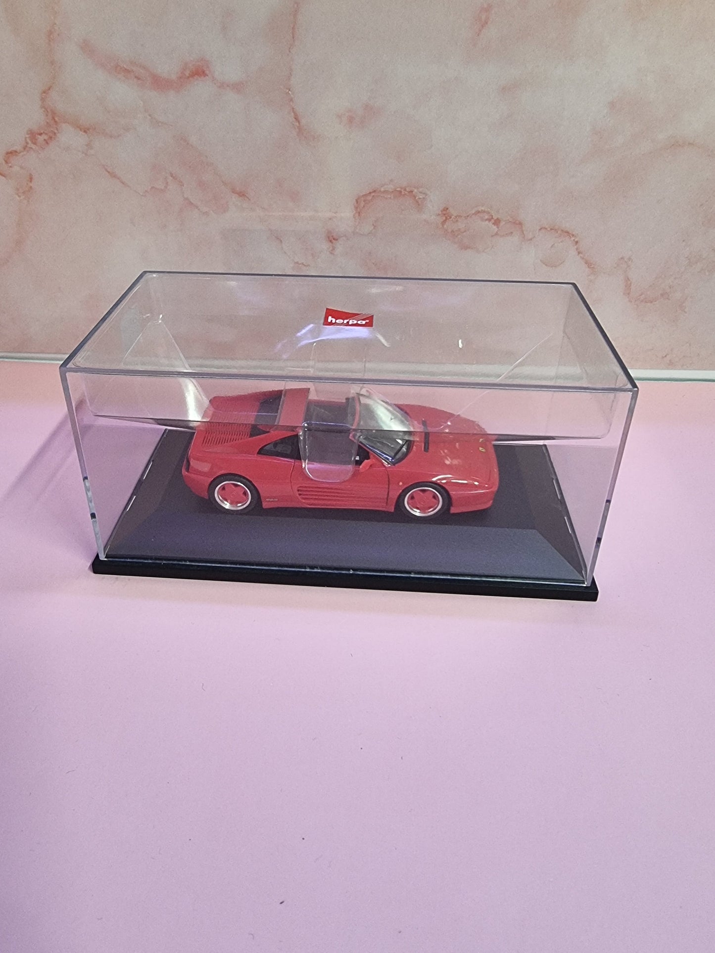1/43 Ferrari 348Ts Red Black Box Herpa Captain Comics and Collectables Pty Ltd
