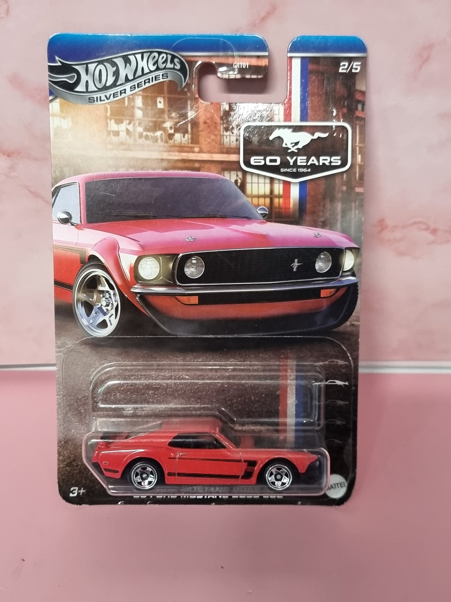 Hot Wheels Silver Series 60 Years Since 1964 2/5 ‘69 FORD MUSTANG BOSS 302 Captain Comics and Collectables Pty Ltd