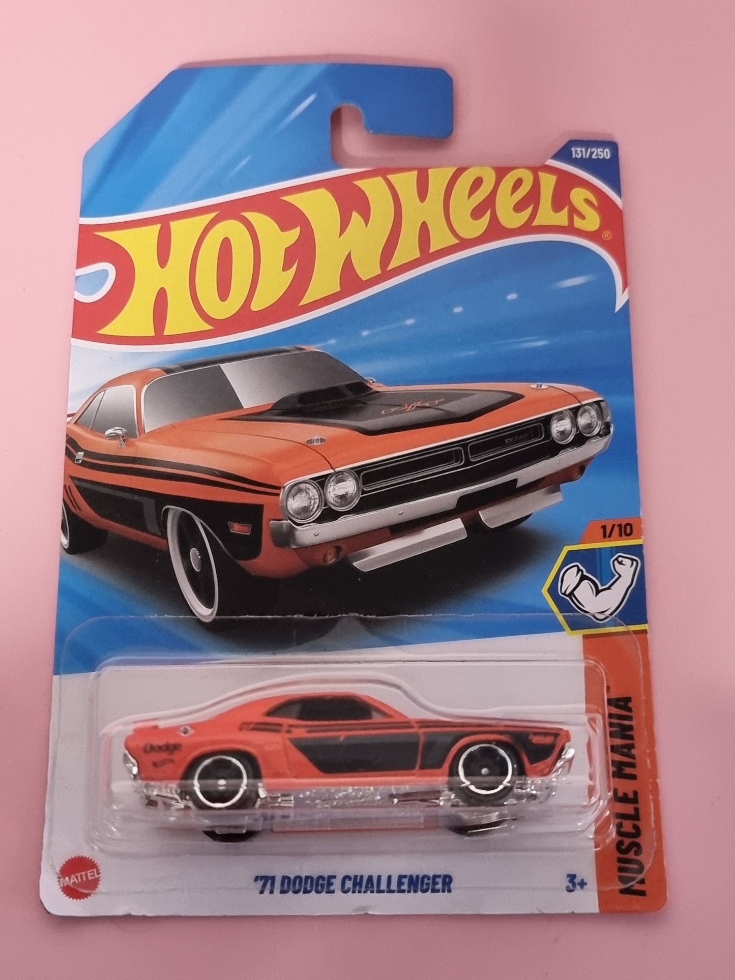 Hot Wheels Muscle Mania Dodge Challenger '71 - Orange Captain Comics and Collectables Pty Ltd