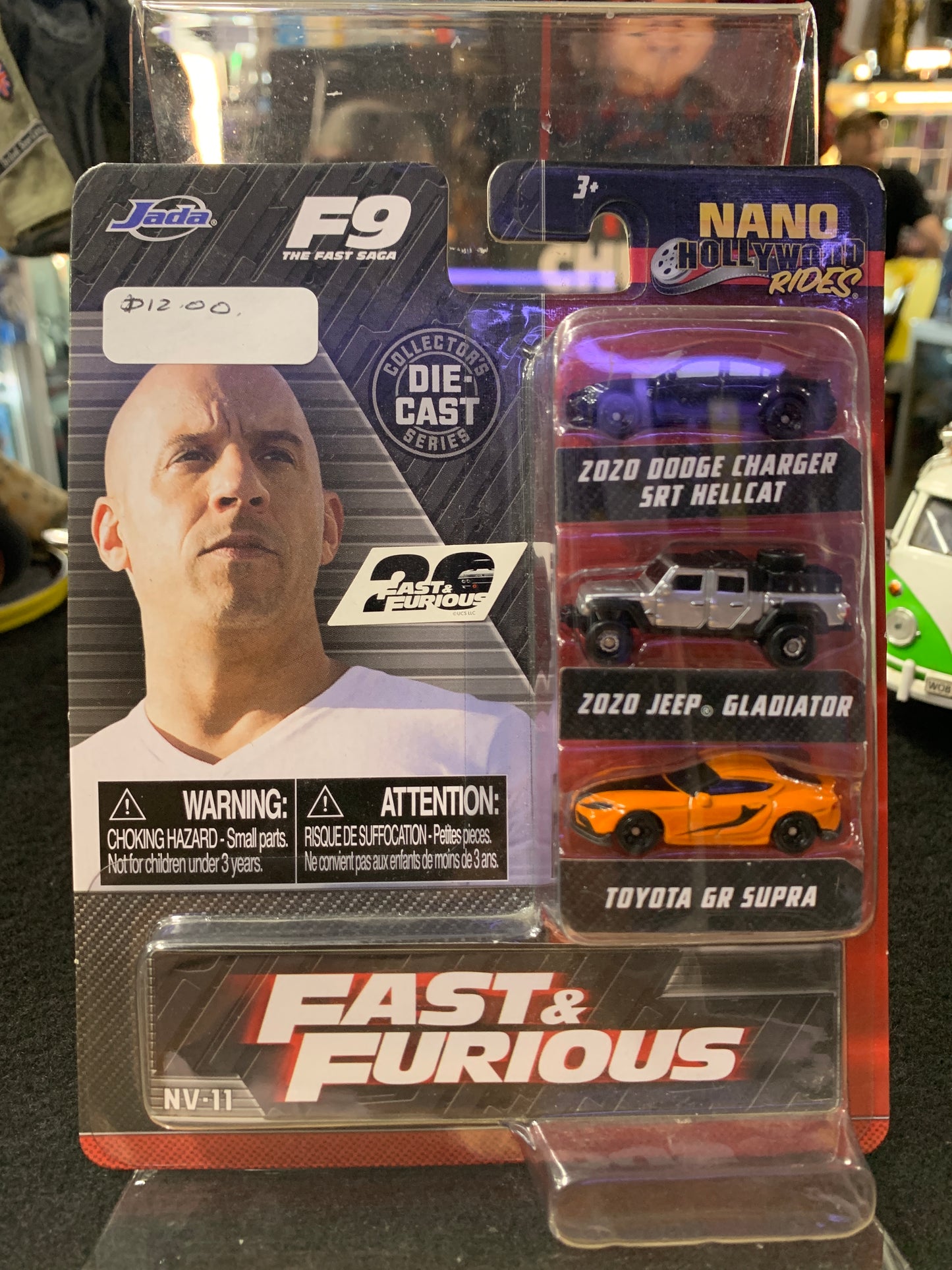 Fast and Furious Jada car 3 pack