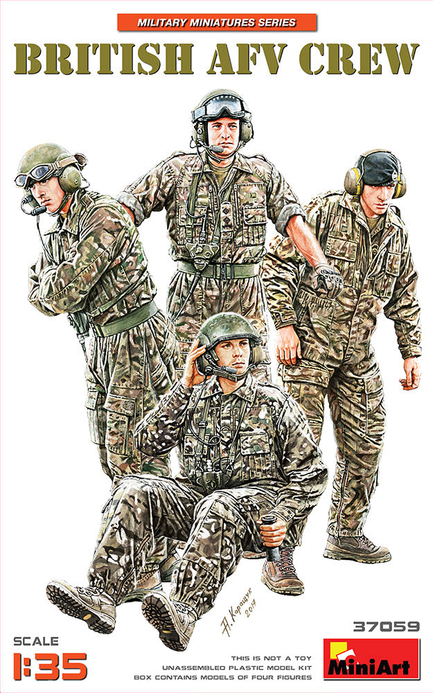 MINI ART BRITISH AFV CREW 37059 MODEL KIT - N08639