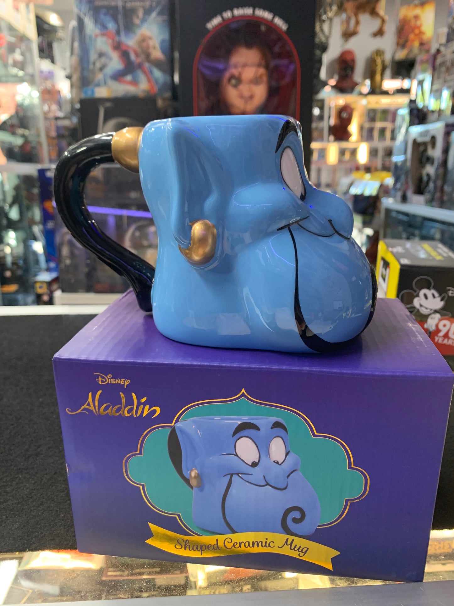 Disney Aladdin shaped ceramic mug