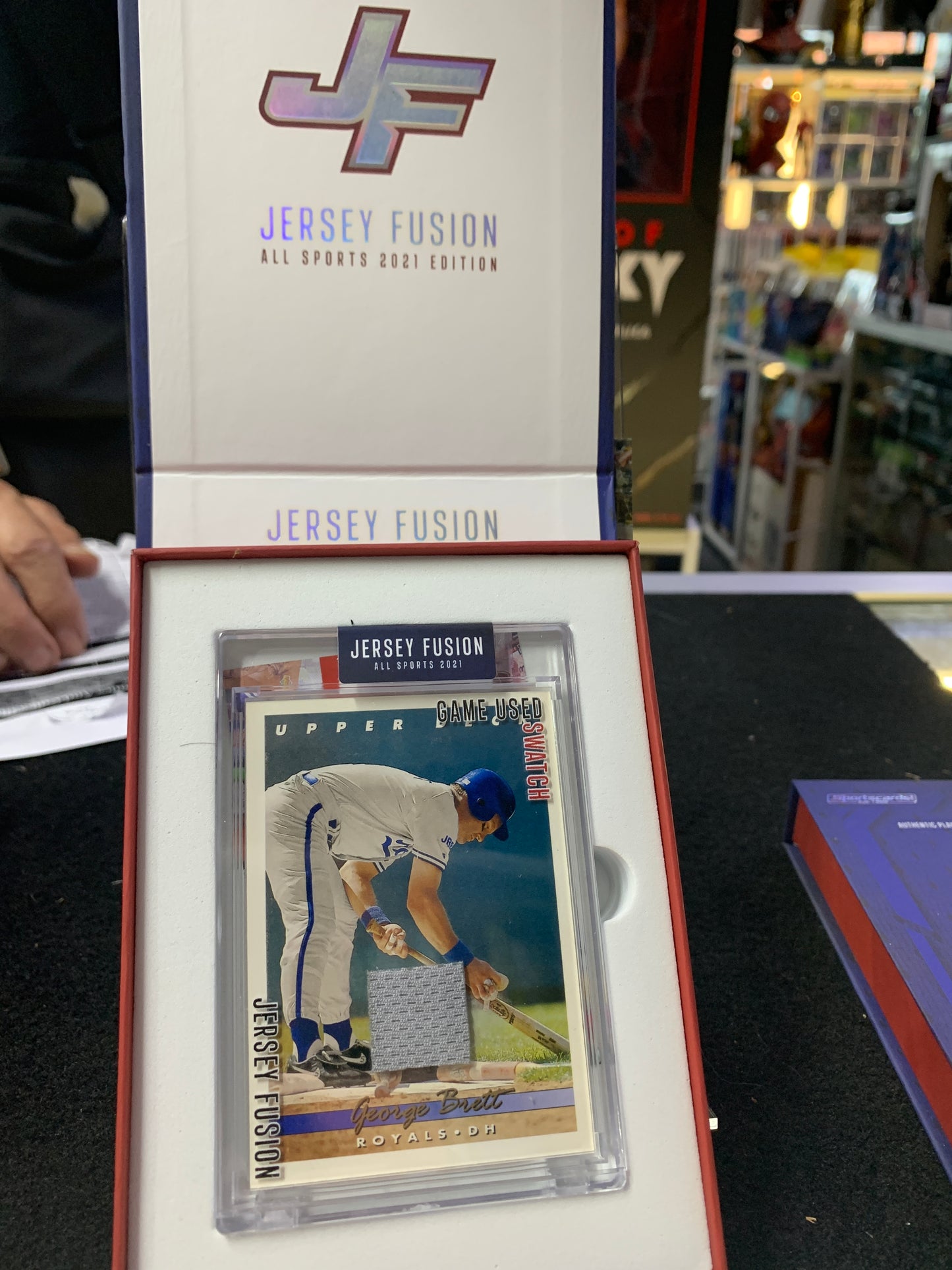 Sports cards jersey fusion George Brett