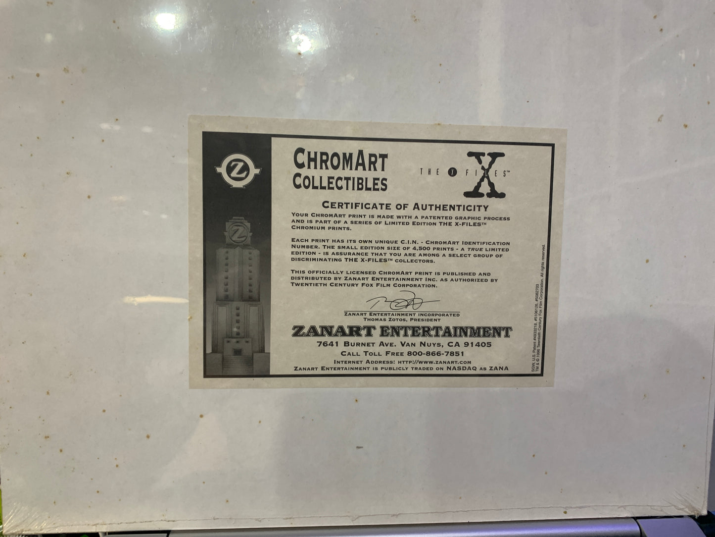 The X files chromart no 3210