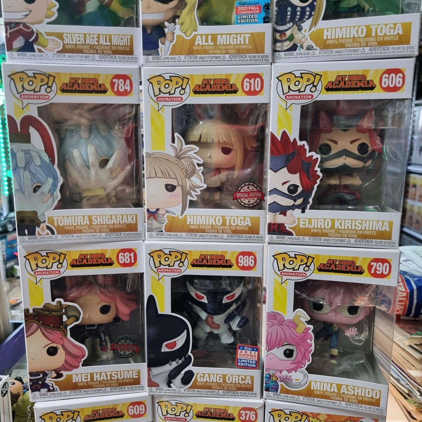 Bulk Buy 13 × Funko Pop Vinyl Figurines My Hero Academia