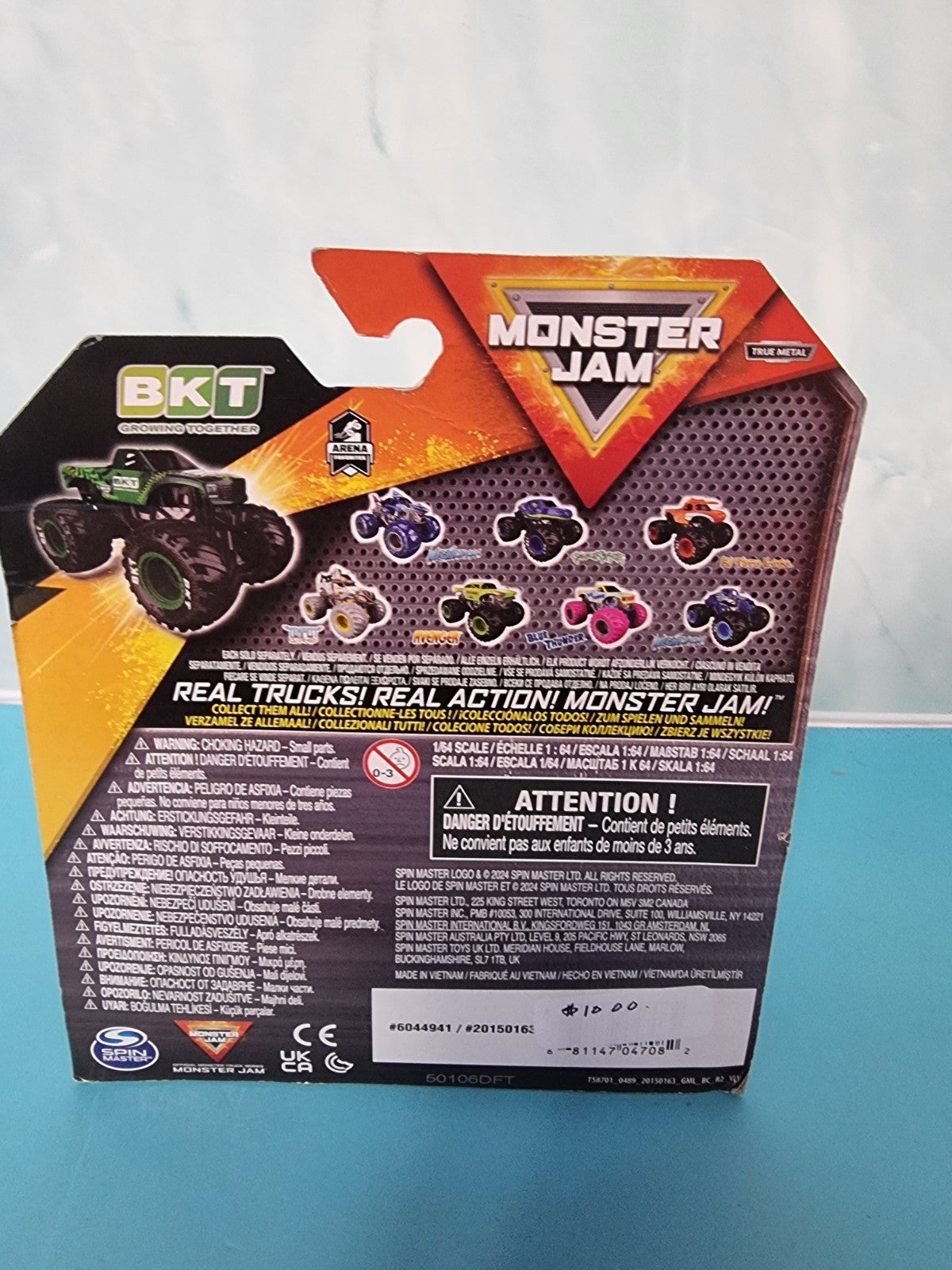 Monster Jam Series 40 BKT 1:64 Scale Truck