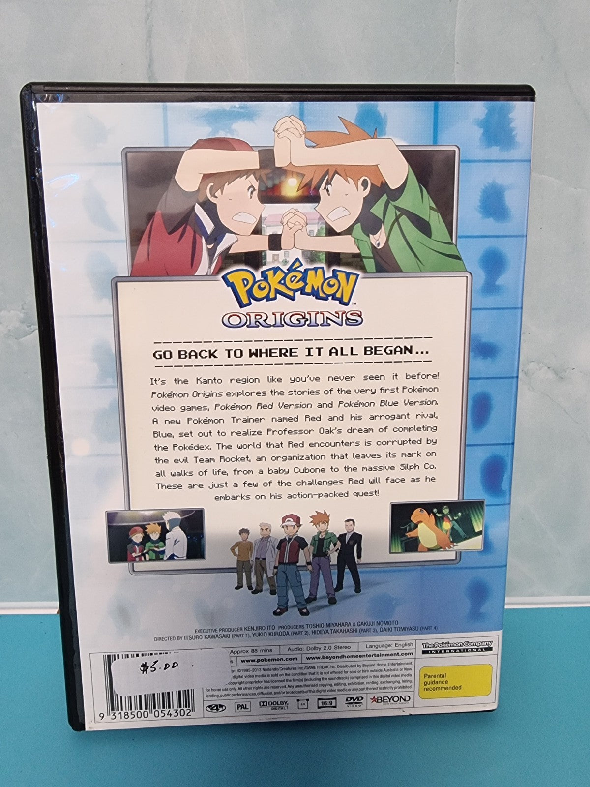 Pokemon - Origins (DVD, 2013) - Good Condition Region 4