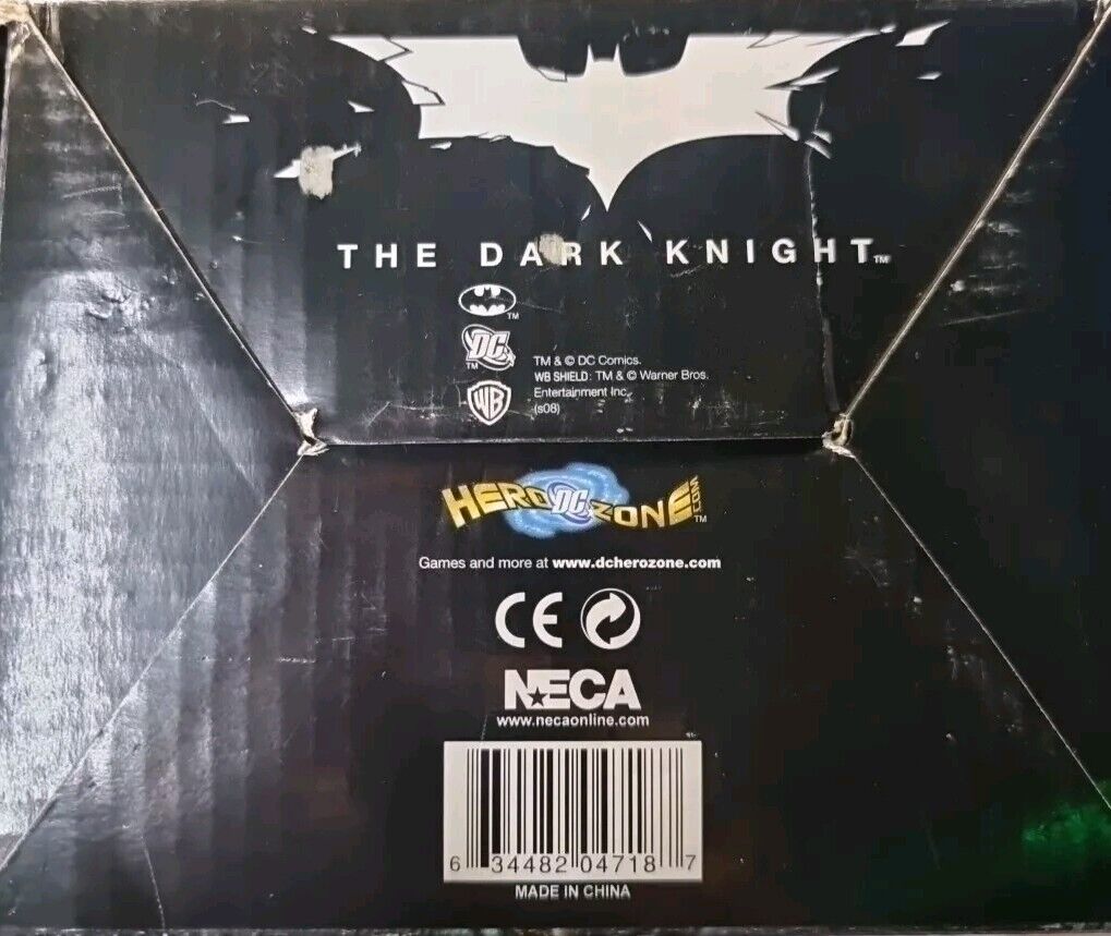 NECA The Dark Knight Joker Head Knockers Hand Painted Bobblehead