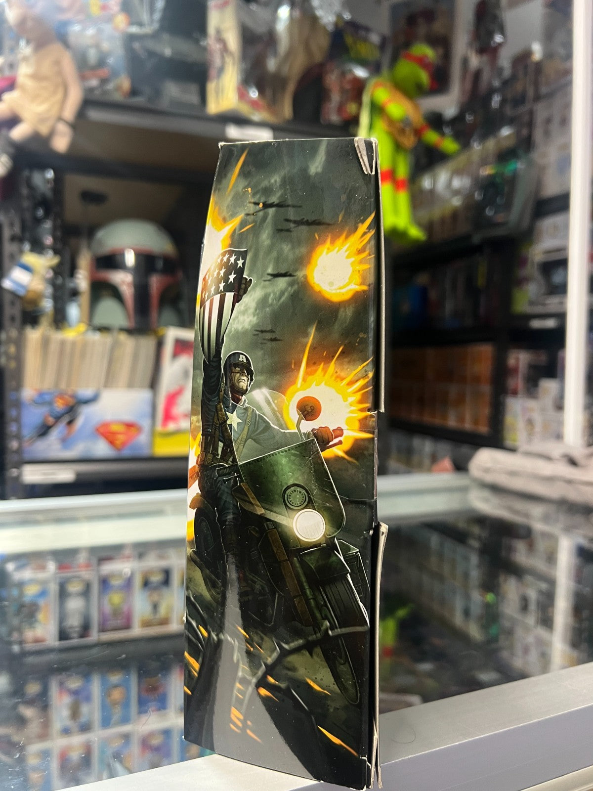 Hasbro Marvel Legends Series Captain America with Motorcycle Action Figure