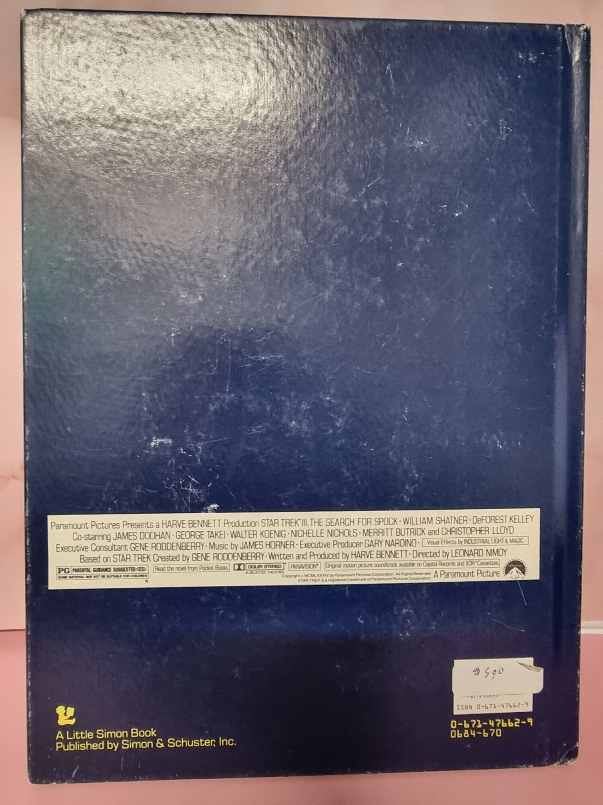 Star Trek III Search for Spock Storybook by Lawrence Weinberg 1984 Vintage