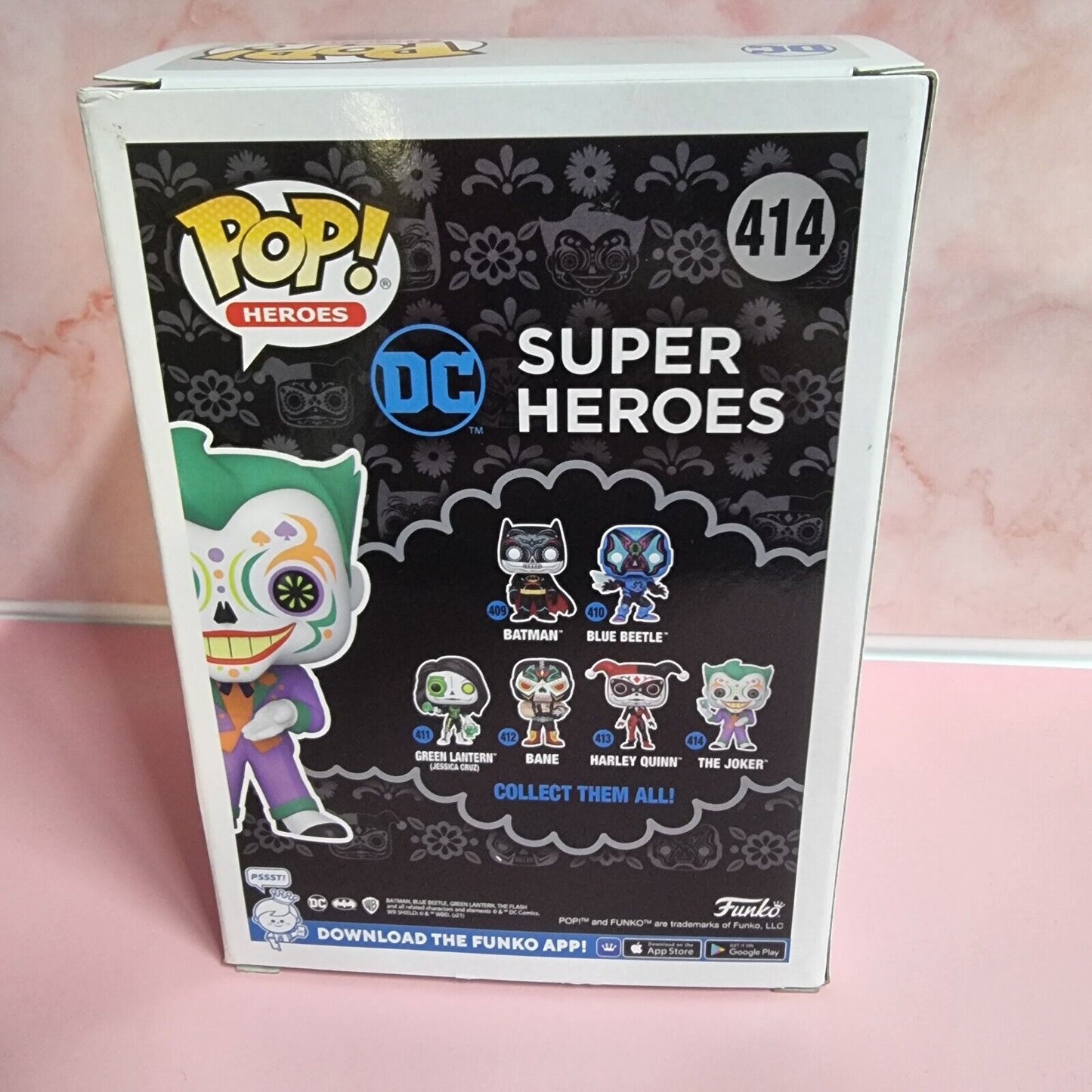 Funko Pop Heroes: Dia De Los DC- Joker #414