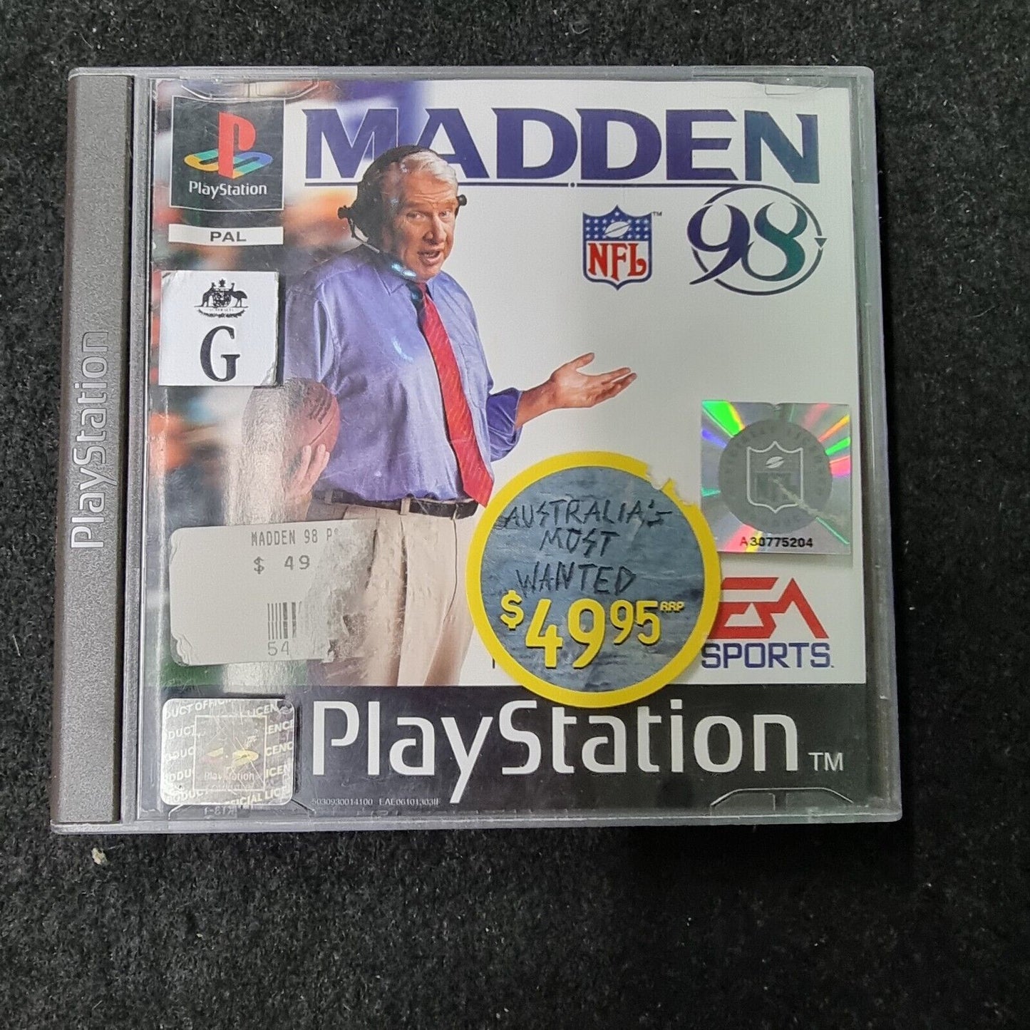 Madden Nfl 98 PlayStation 1 Ps1 Game