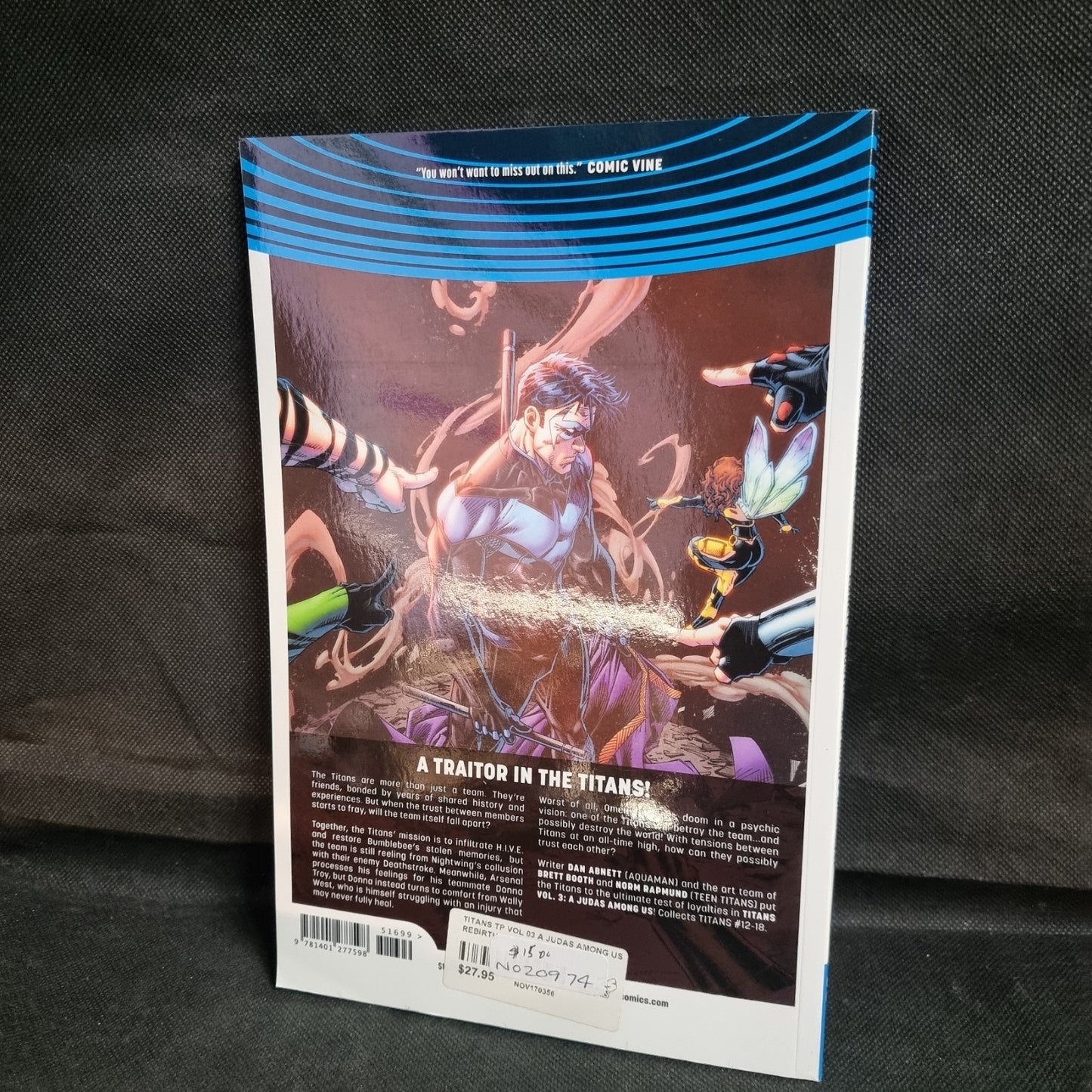 TITANS VOLUME 3 A JUDAS AMONG US REBIRTH GRAPHIC NOVEL (2016)