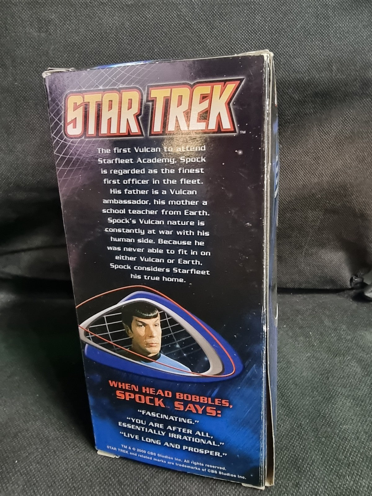 Star Trek Funko 2006 Spock Talking Wacky Wobbler Bobble Head
