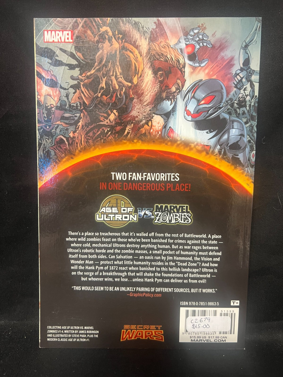 Age of Ultron Vs. Marvel Zombies BATTLEWORLD (2015) - Graphic Novel