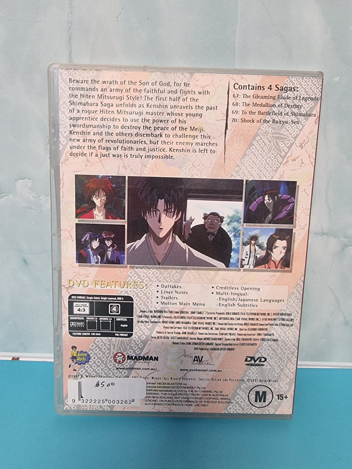 Rurouni Kenshin: Tales of the Meiji - Vol. 16: "Son of God" - Anime DVD