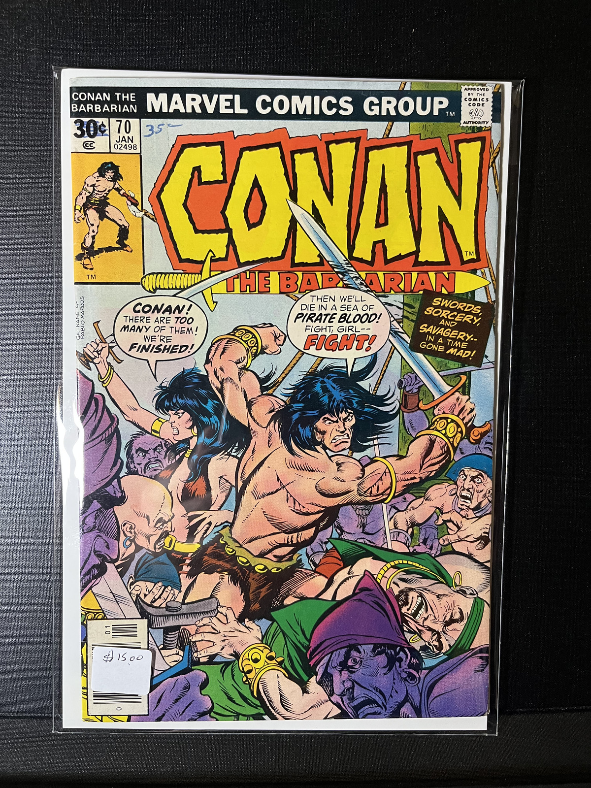 Conan The Barbarian #70 1977 Marvel Comics Group