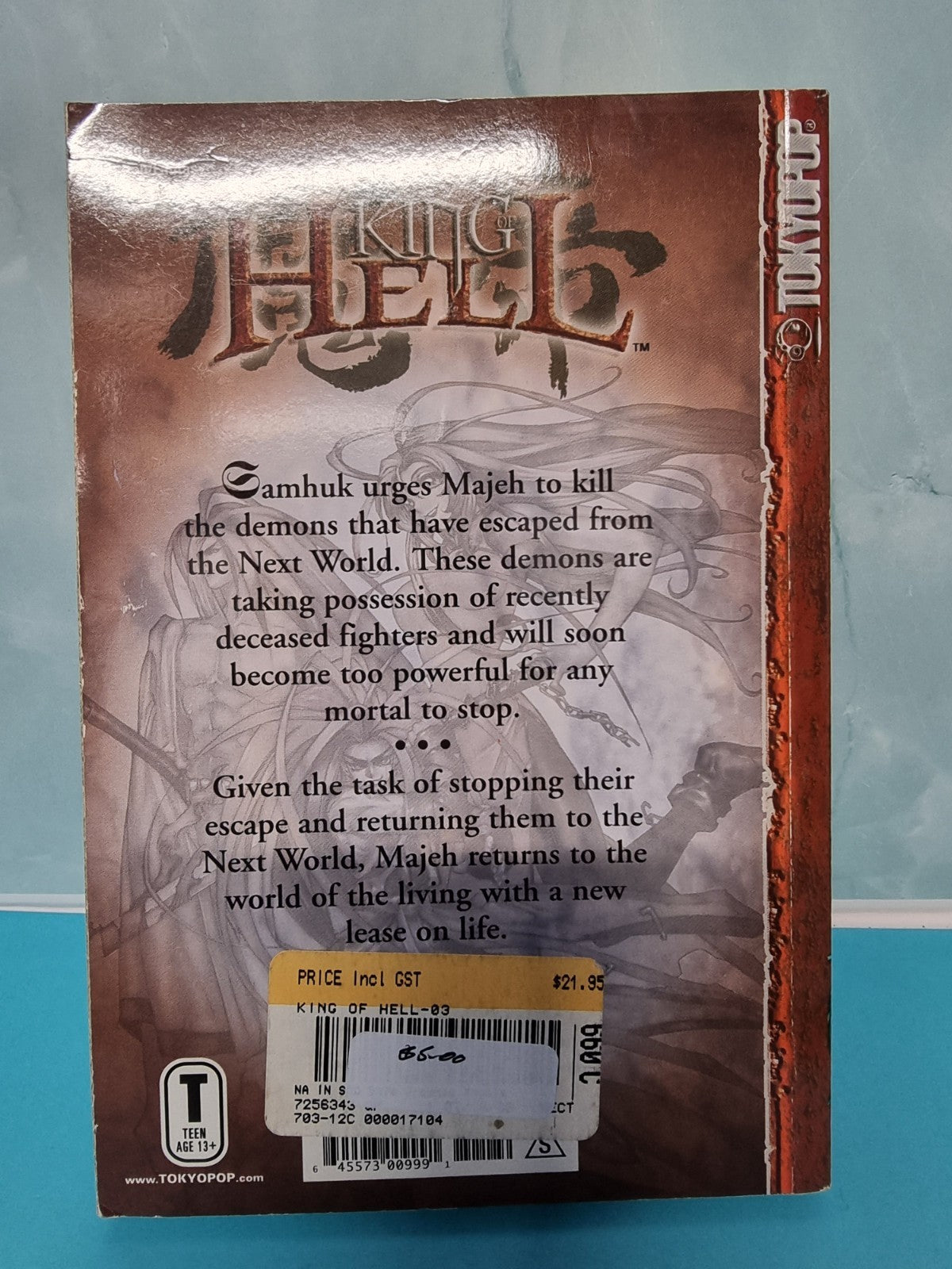 King of Hell Volume 3 Manga Anime Paperback Ra In-Soo Tokyopop English Version