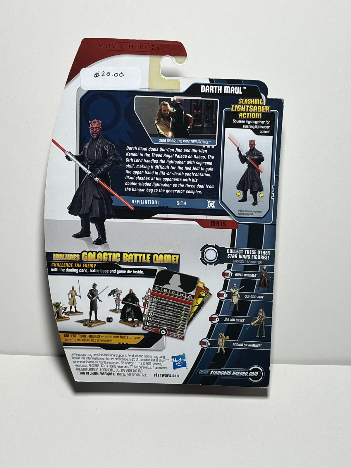 Darth Maul MH15 Star Wars Movie Heroes 3.75 Action Figure