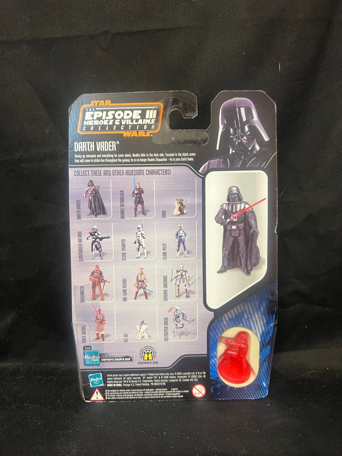 Star wars saga episode III heroes and villains darth vader figure