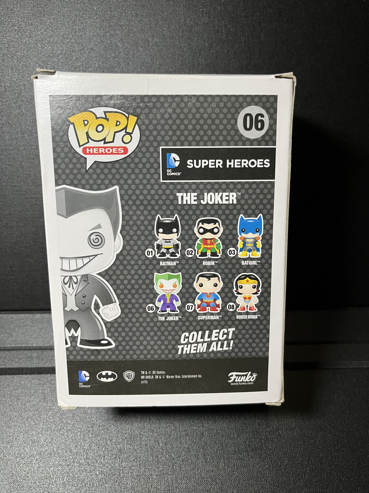 #06 Joker (Black&White) Funko Pop! DC COMICS: Super Heroes