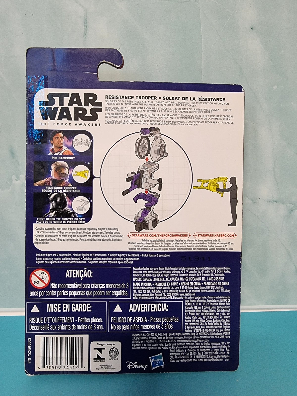 Star Wars RESISTANCE TROOPER The Force Awakens Disney Hasbro
