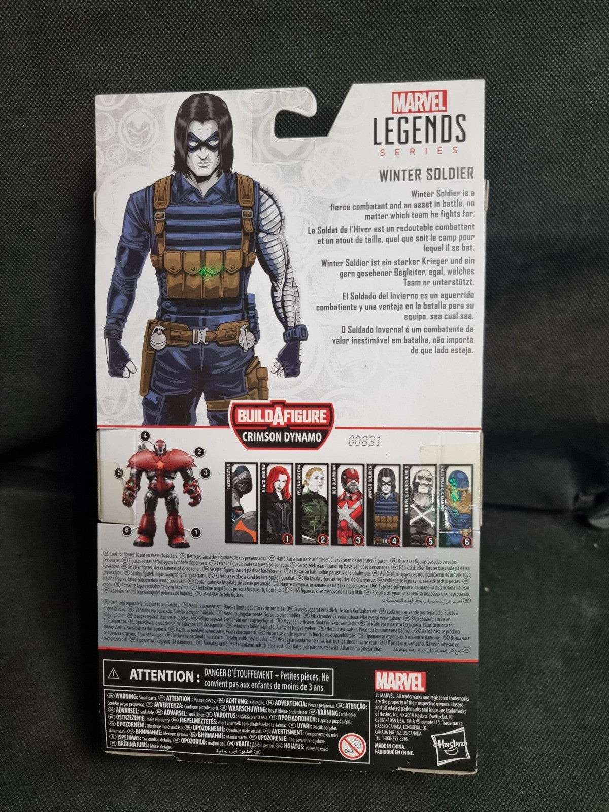 Marvel Legends figure Winter Soldier Crimson Dynamo