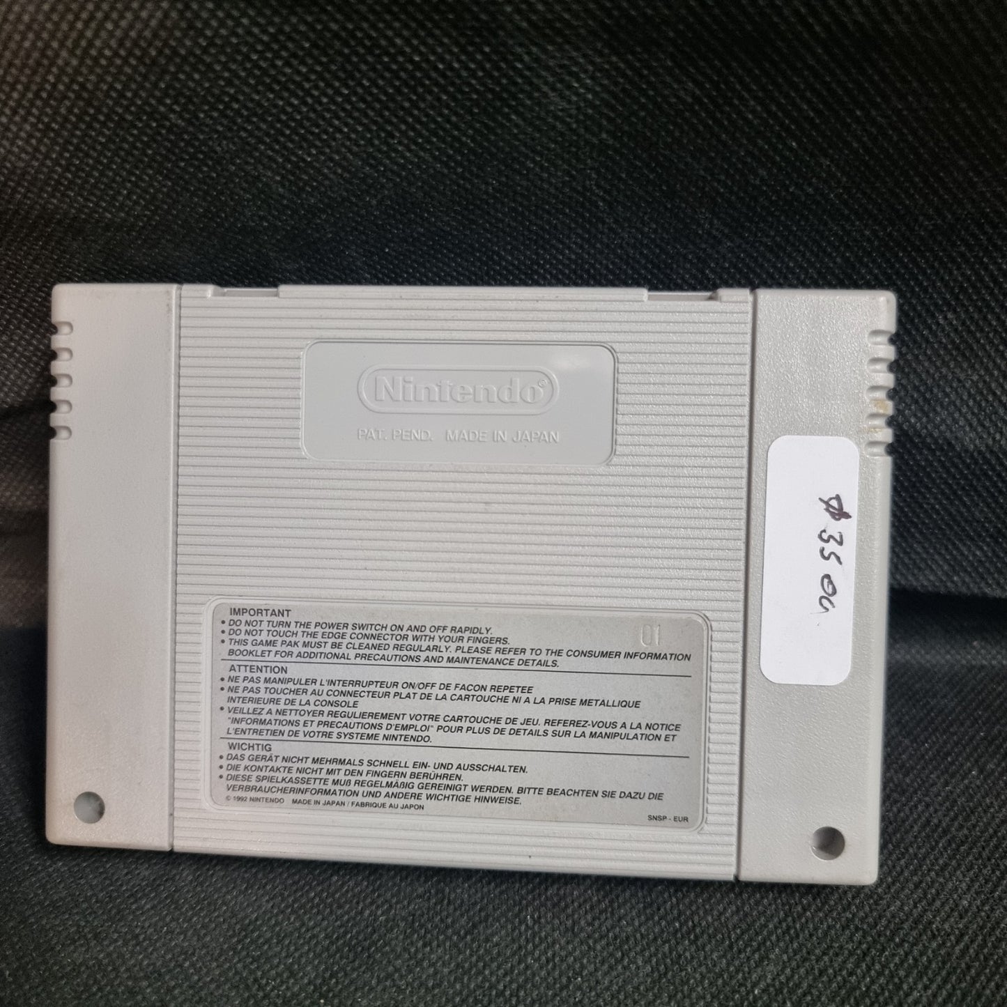 TROY AIKMAN FOOTBALL SUPER NINTENDO