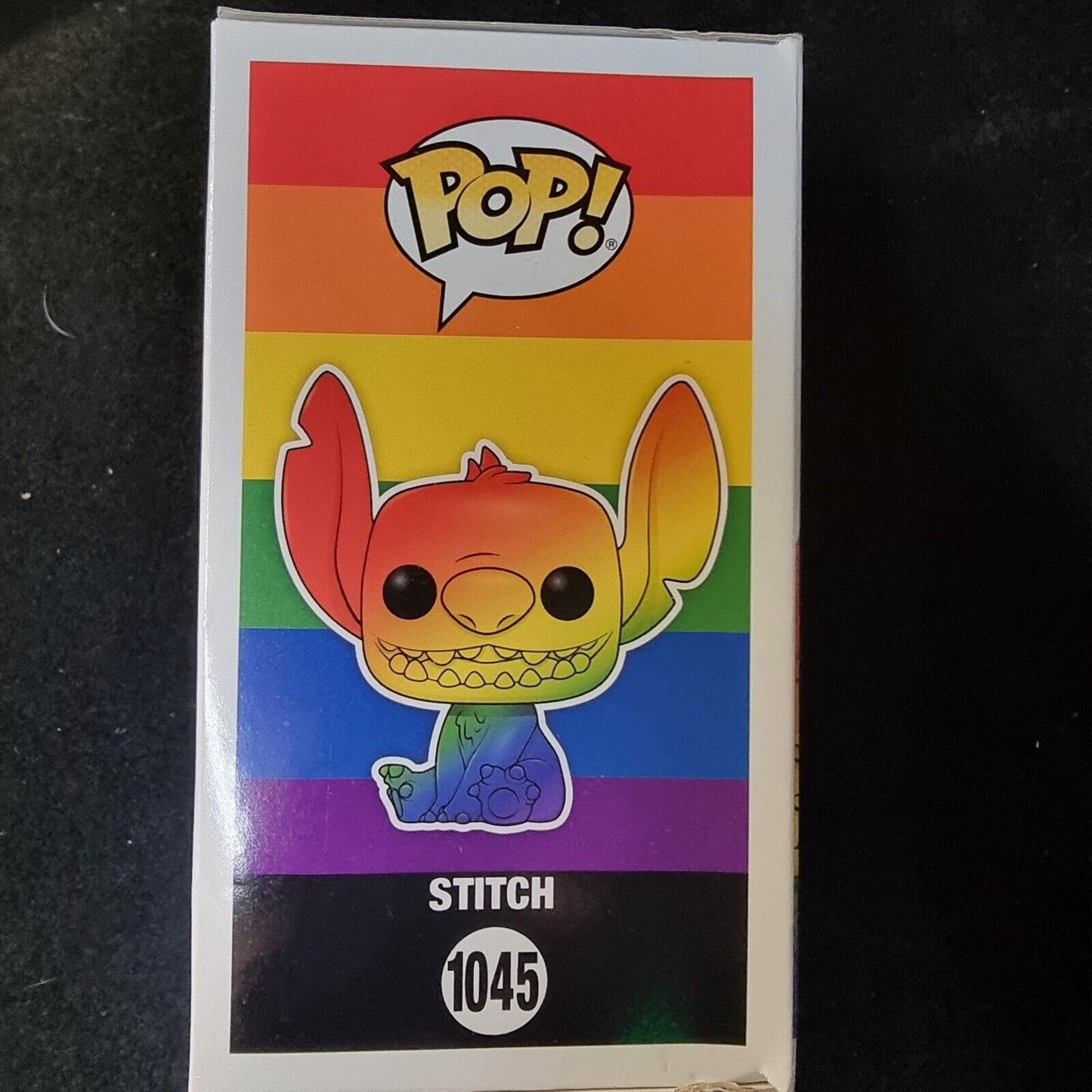 Funko Pop! Disney Rainbow Pride Stitch #1045 Diamond Collection Special Edition
