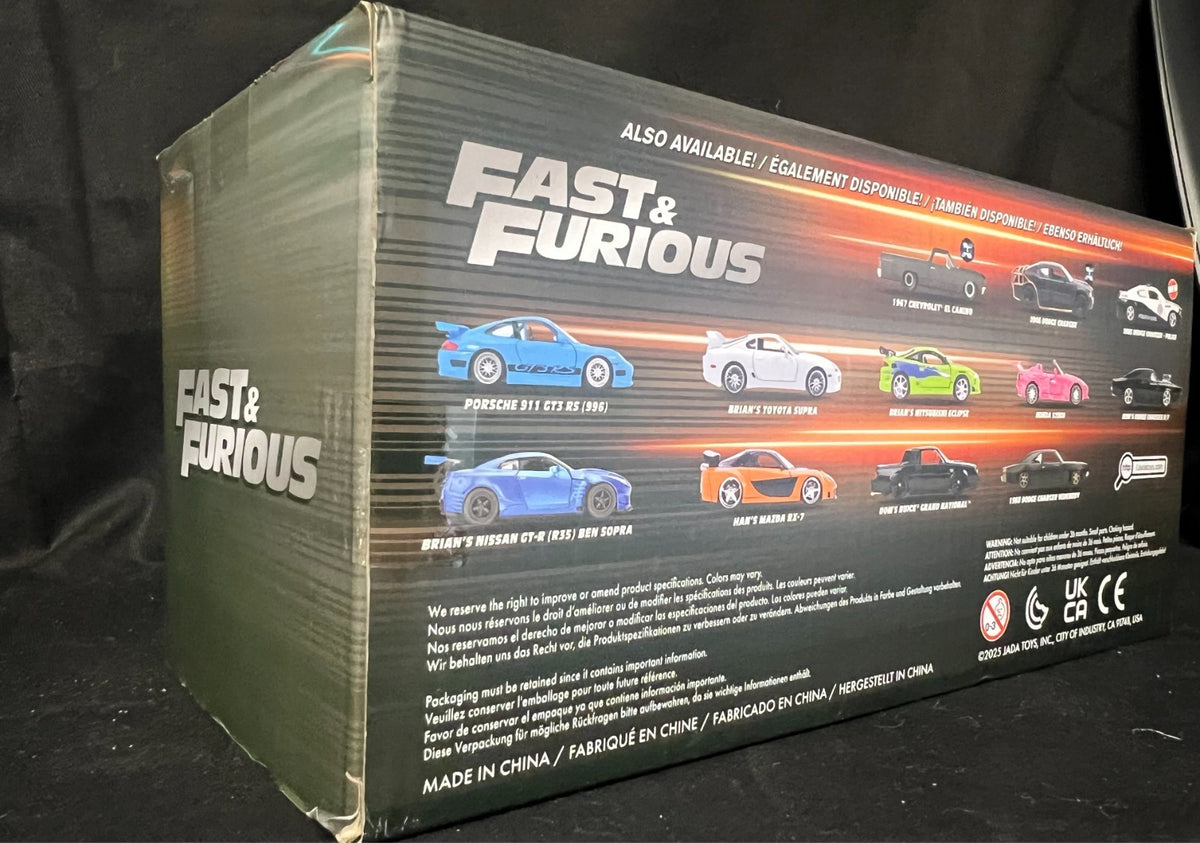 Jada Toys Fast & Furious 1:32 Die-Cast Car BRIANS GREEN ECLIPSE 1st Edition 1998