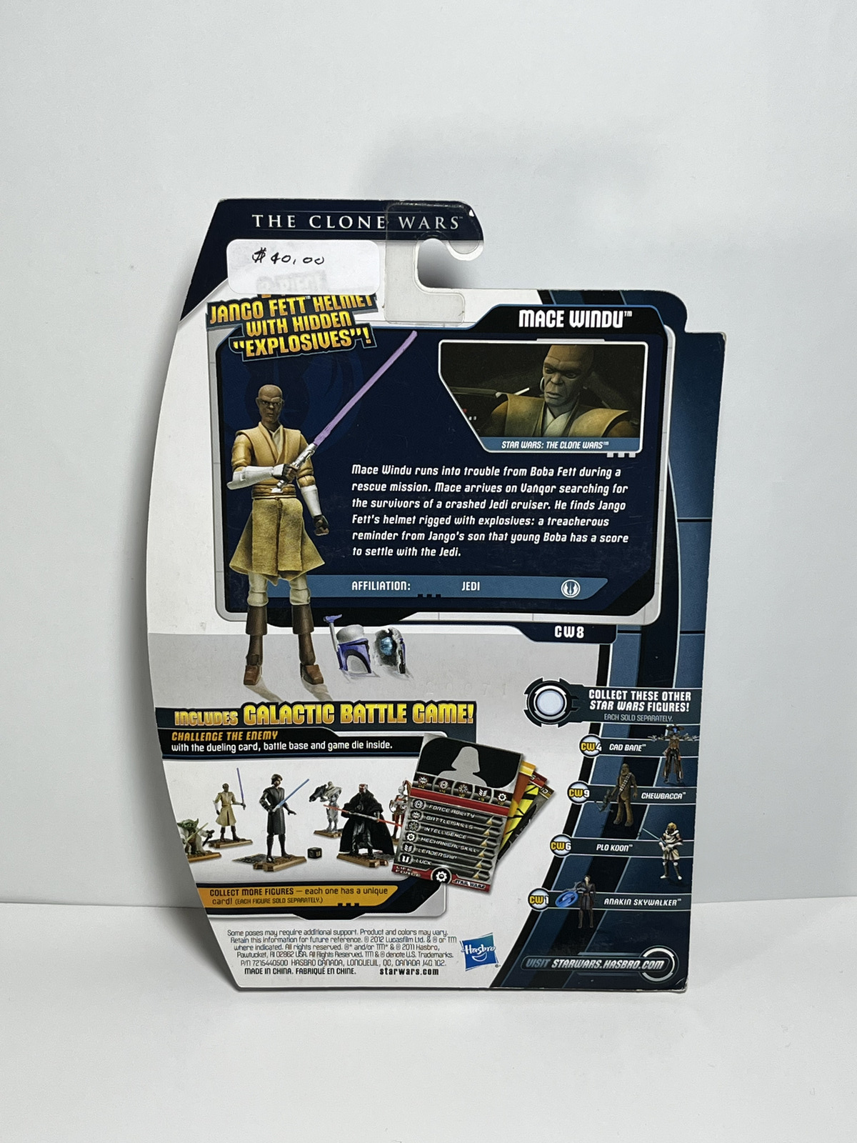 Mace Windu CW8 Star Wars The Clone Wars 3.75 Action Figure