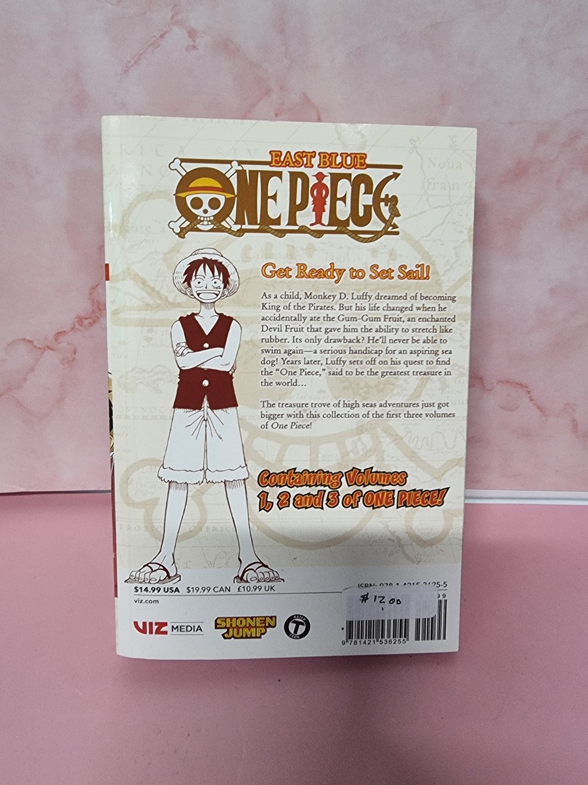 One Piece East Blue Book Vol. 1,2 & 3.